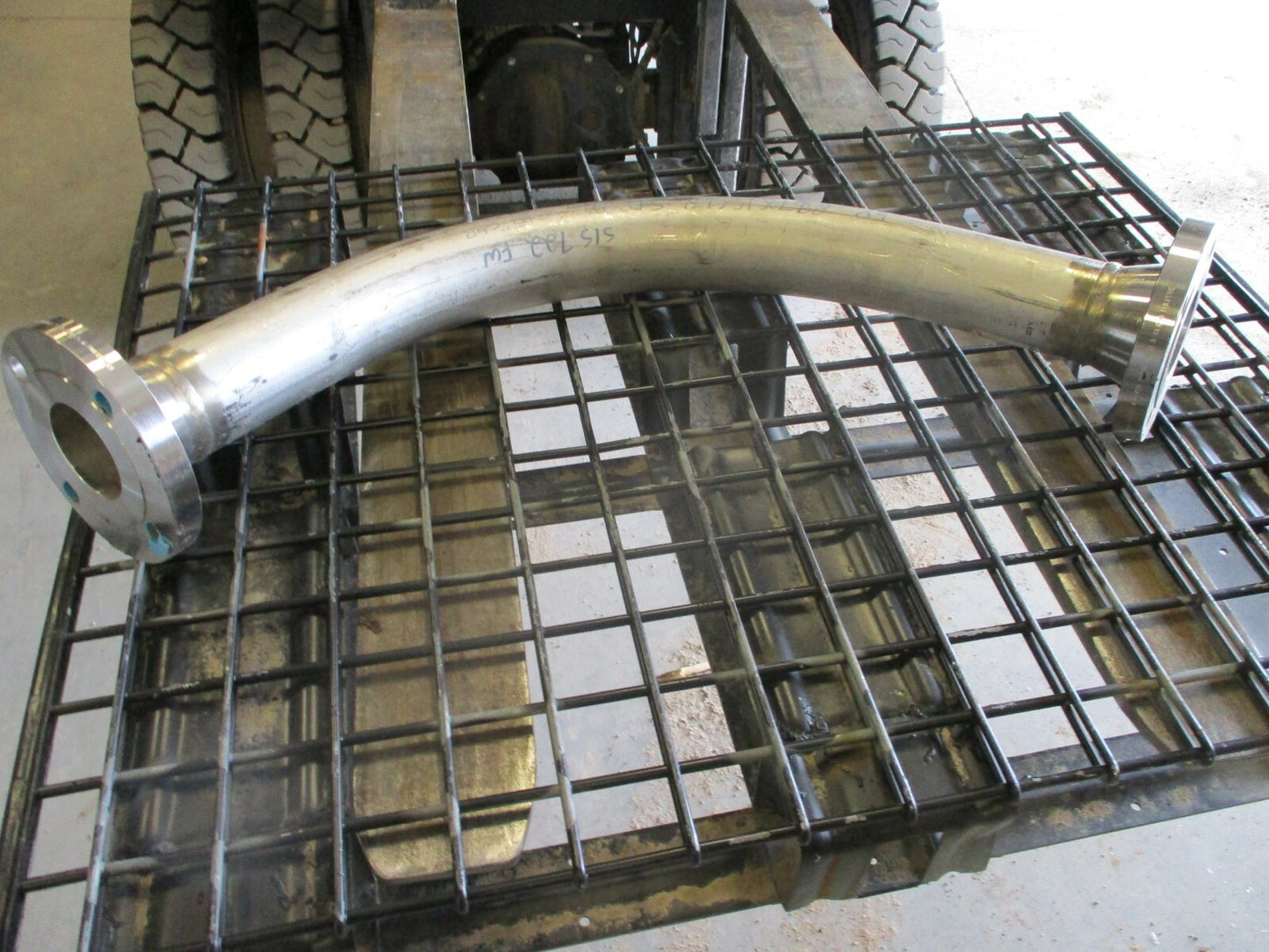 90 Degree Elbow 3" S/40 5-Radius / 5D 150# Flanged Pipe Fitting 316L Stainless