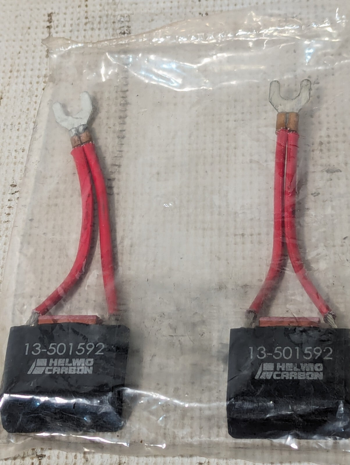 Lot of 2 Helwig Carbon 13-501592 Carbon Brush 0.5" x 1.5" x 1.625"