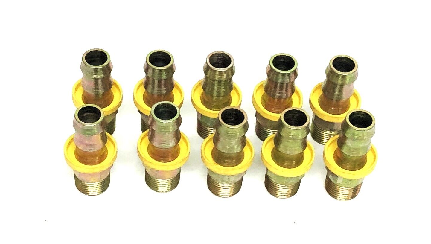 Parker Push-Lok 3/8x1/2 Inch Fluid-Connector 30182-6-8 [Lot of 10] NOS
