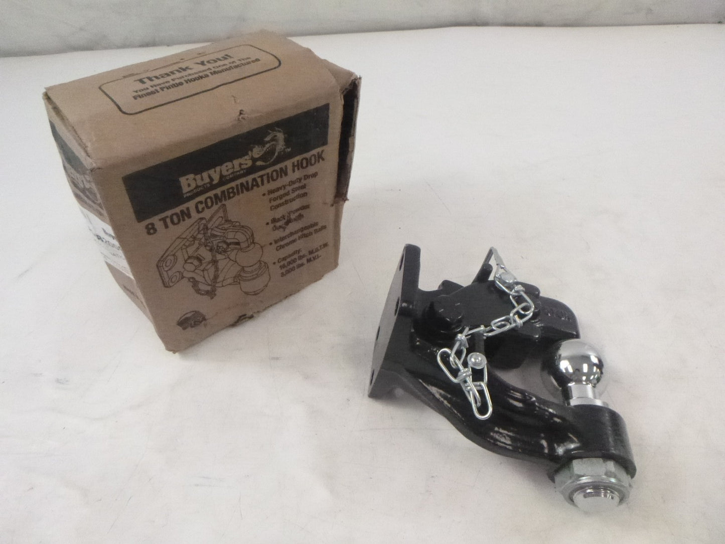 Buyers Products 8-Ton Combination Pintle Hook BH82000 w/ 2" Ball