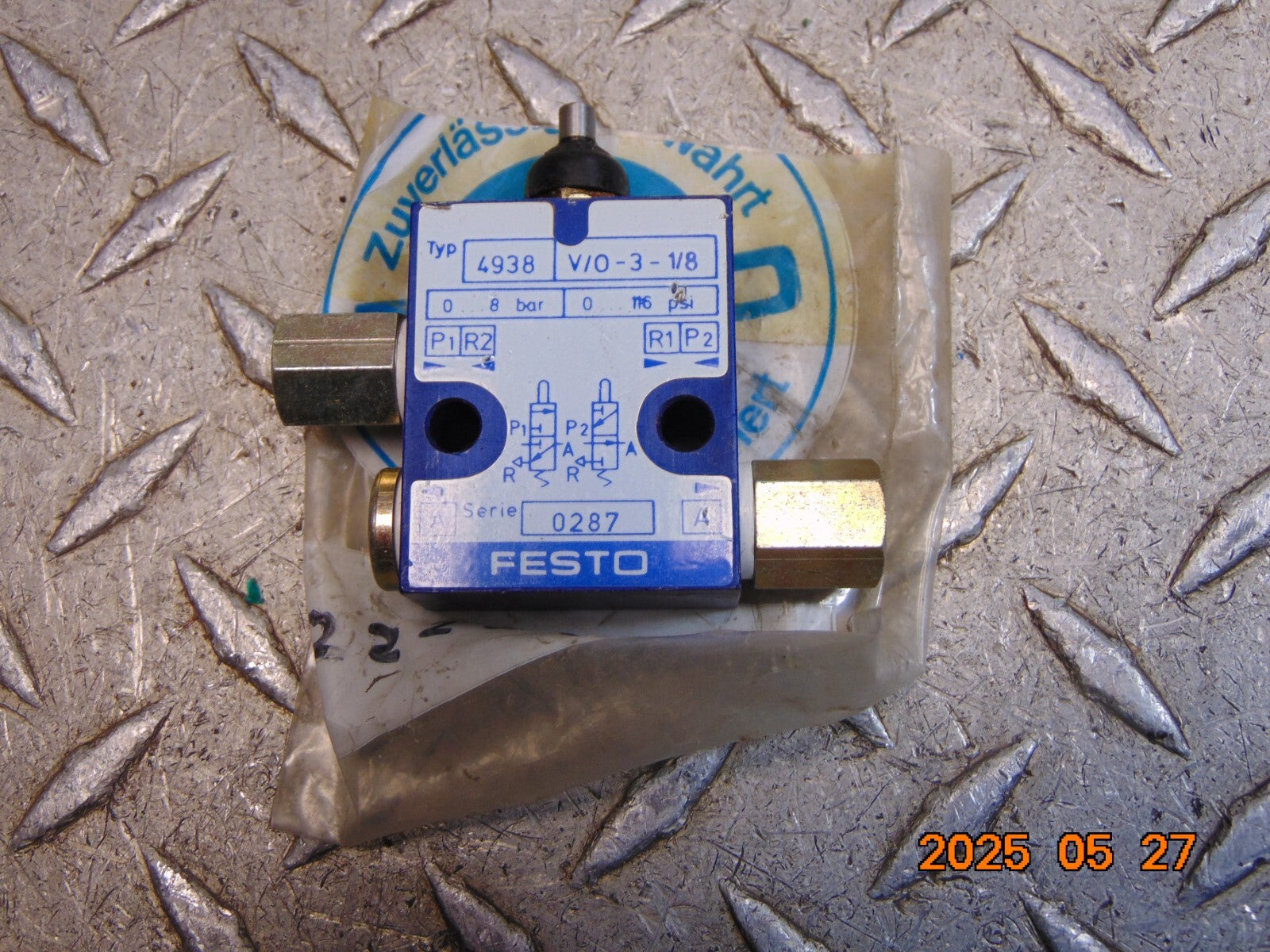 FESTO 4938 V/O-3-1/8 VALVE