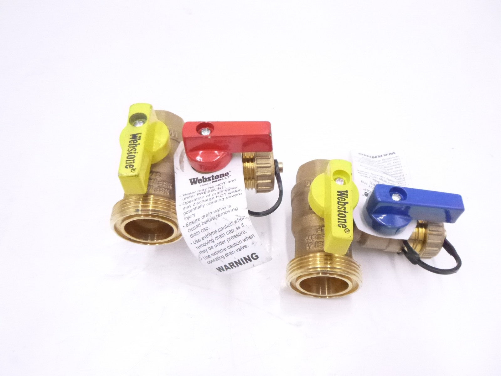 Webstone Tankless Water Heater Service Valve Kit 3/4" FIP  x FIP E-X-P SEE DESC