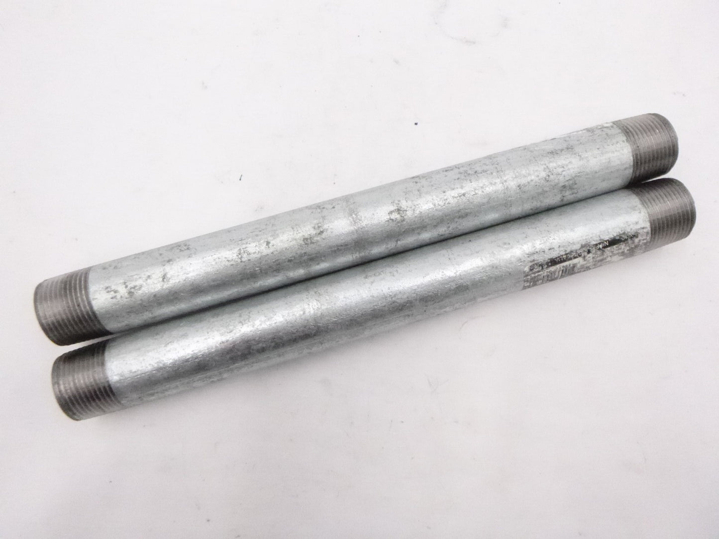 2 Pack Picoma 5616 1" x 12" Galvanized Steel Conduit Pipe Nipples