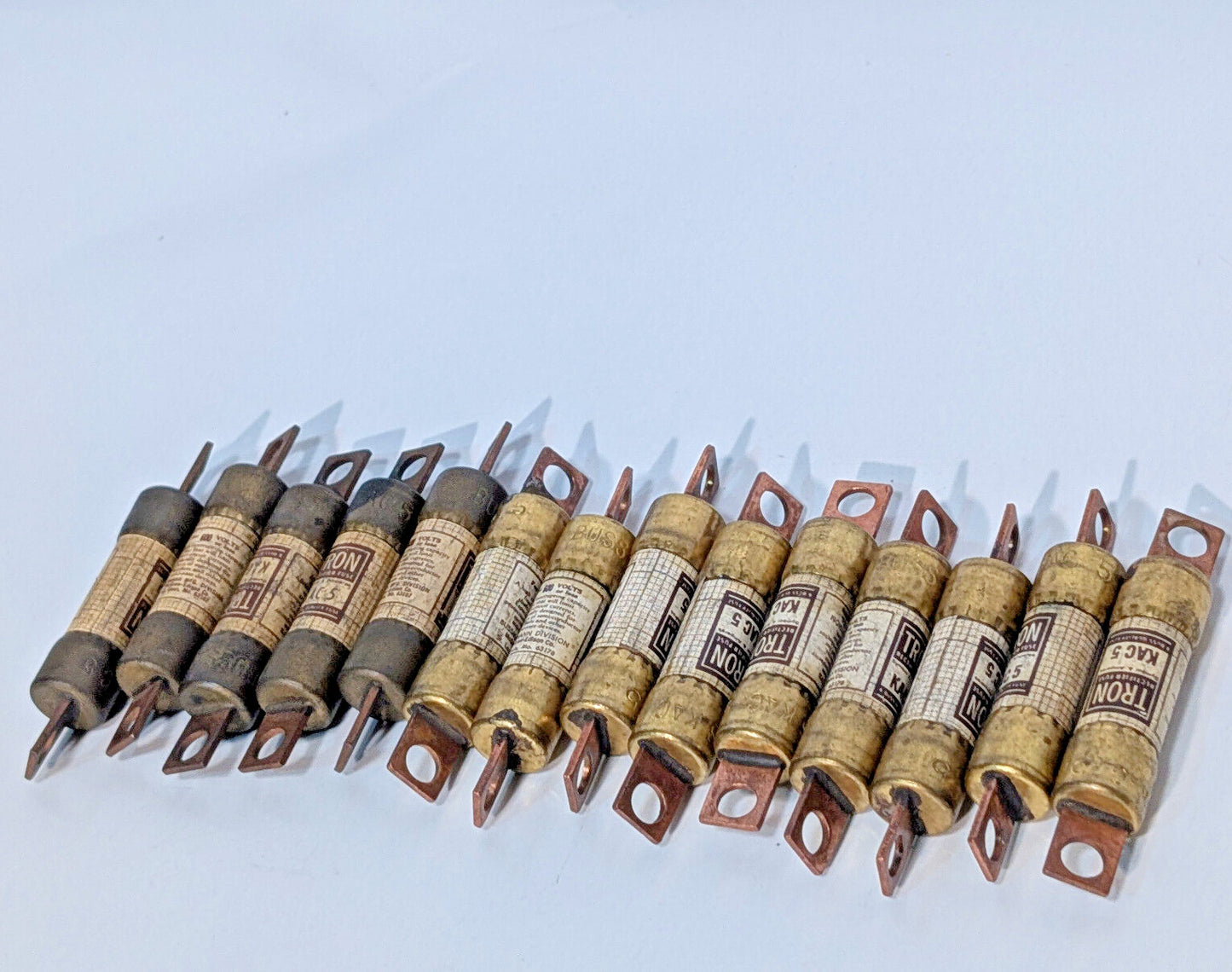 Lot of 14: Buss Tron KAC5 Rectifier Fuses, 600V, High Interrupting Capacity