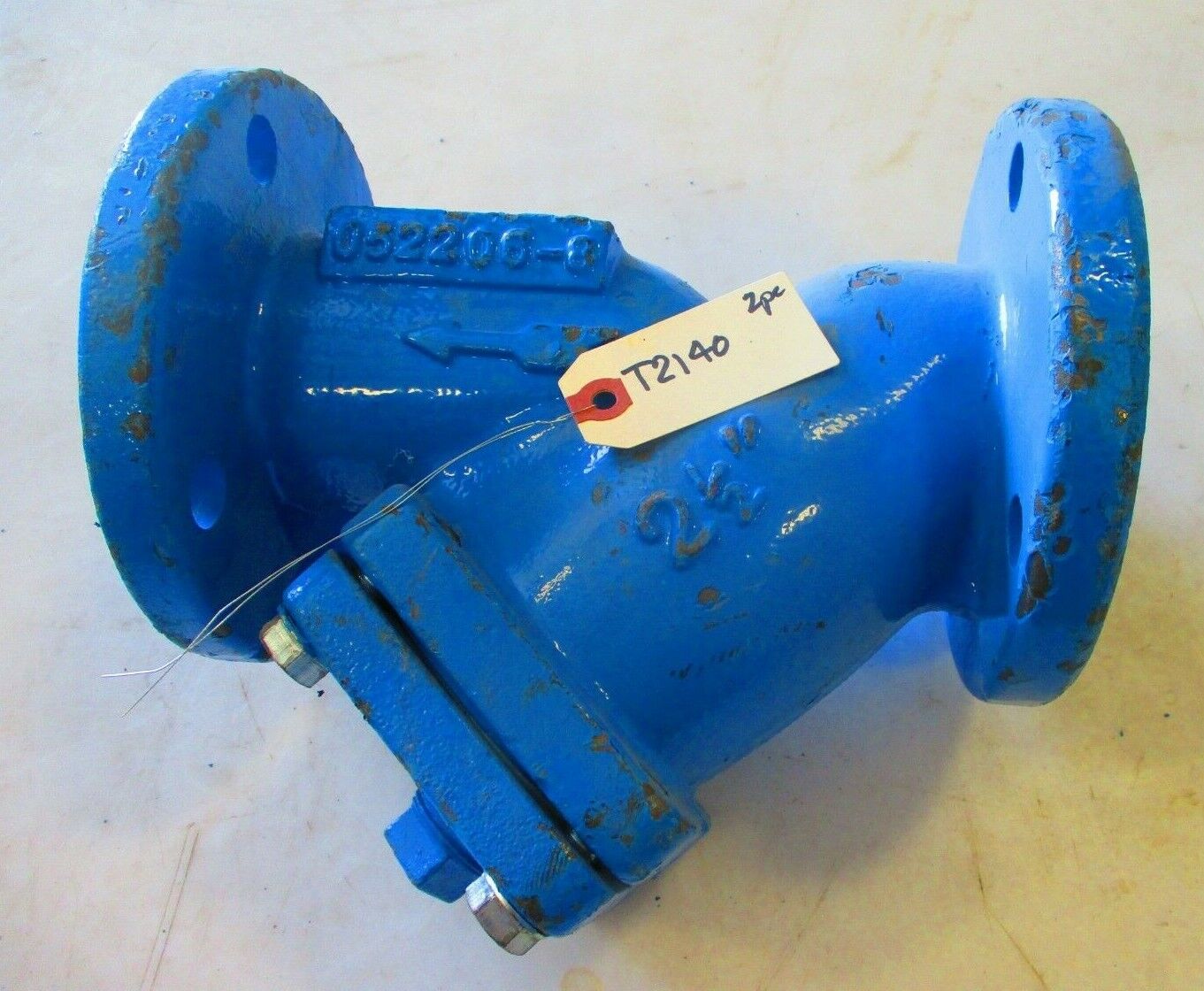 WATTS 77F Wye Y Strainer 2-1/2" Class 125 / 200 FF Flanged | CI Body | SS Screen