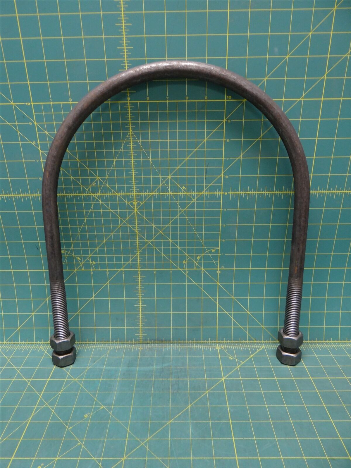 Carbon Steel U-Bolt 7/8 Dia. Thread Size M20 for 12 Size Pipe PN: 769SMA