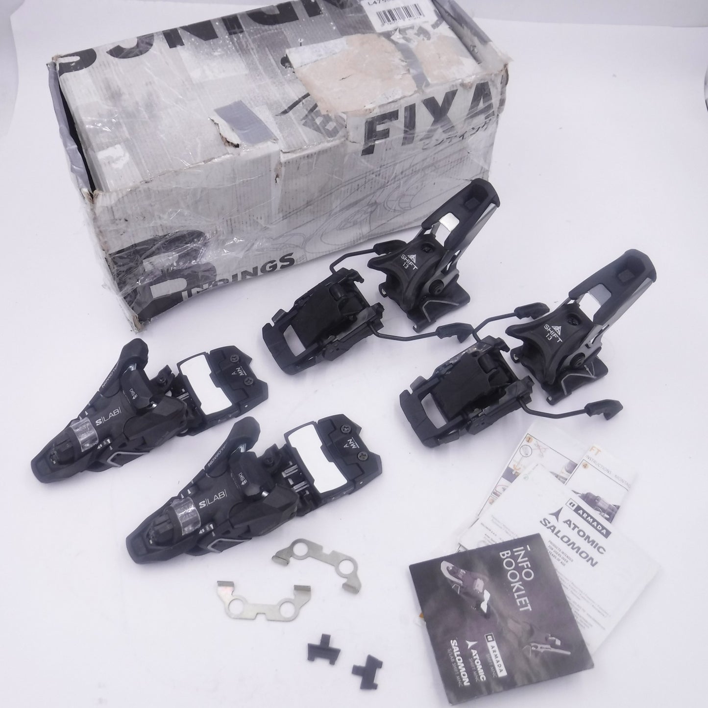 Salomon N S/LAB Shift 13 MN SH100 Alpine Touring Ski Bindings Black & Silver
