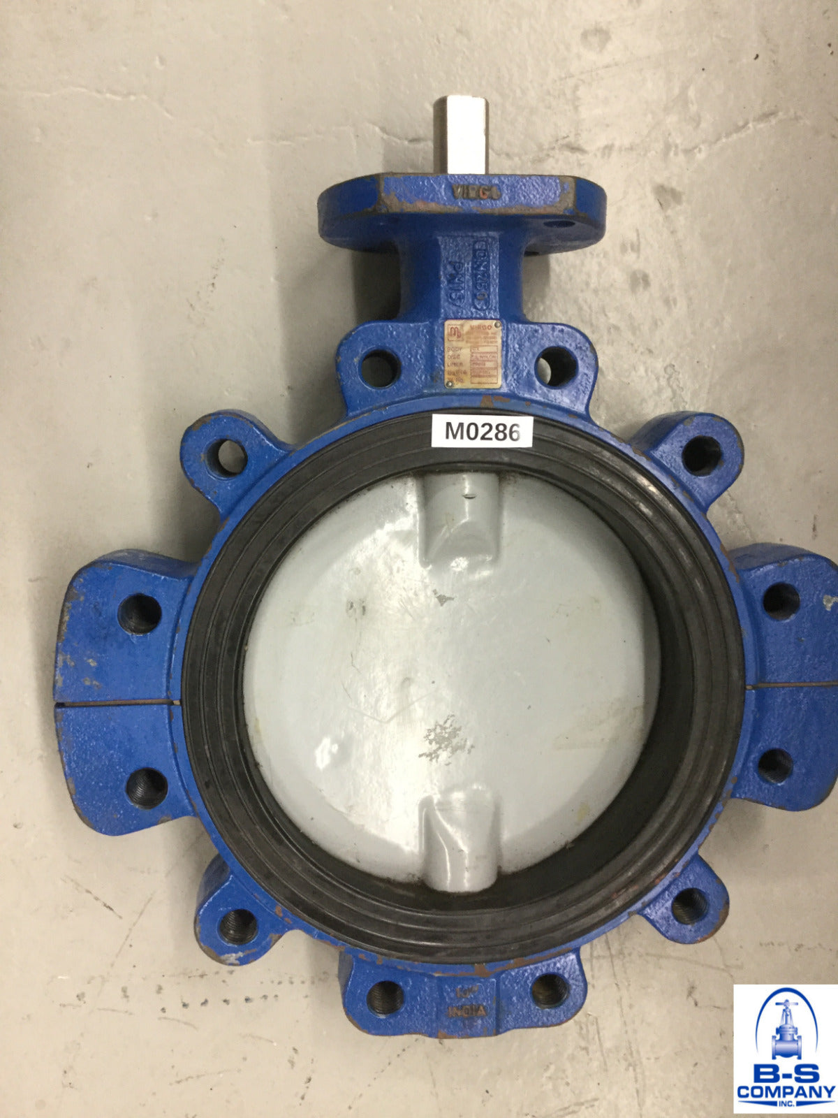 Butterfly Valve 10" Lug Style, DI Body, Nylon Coated Disc, EPDM Seat, NO LEVER
