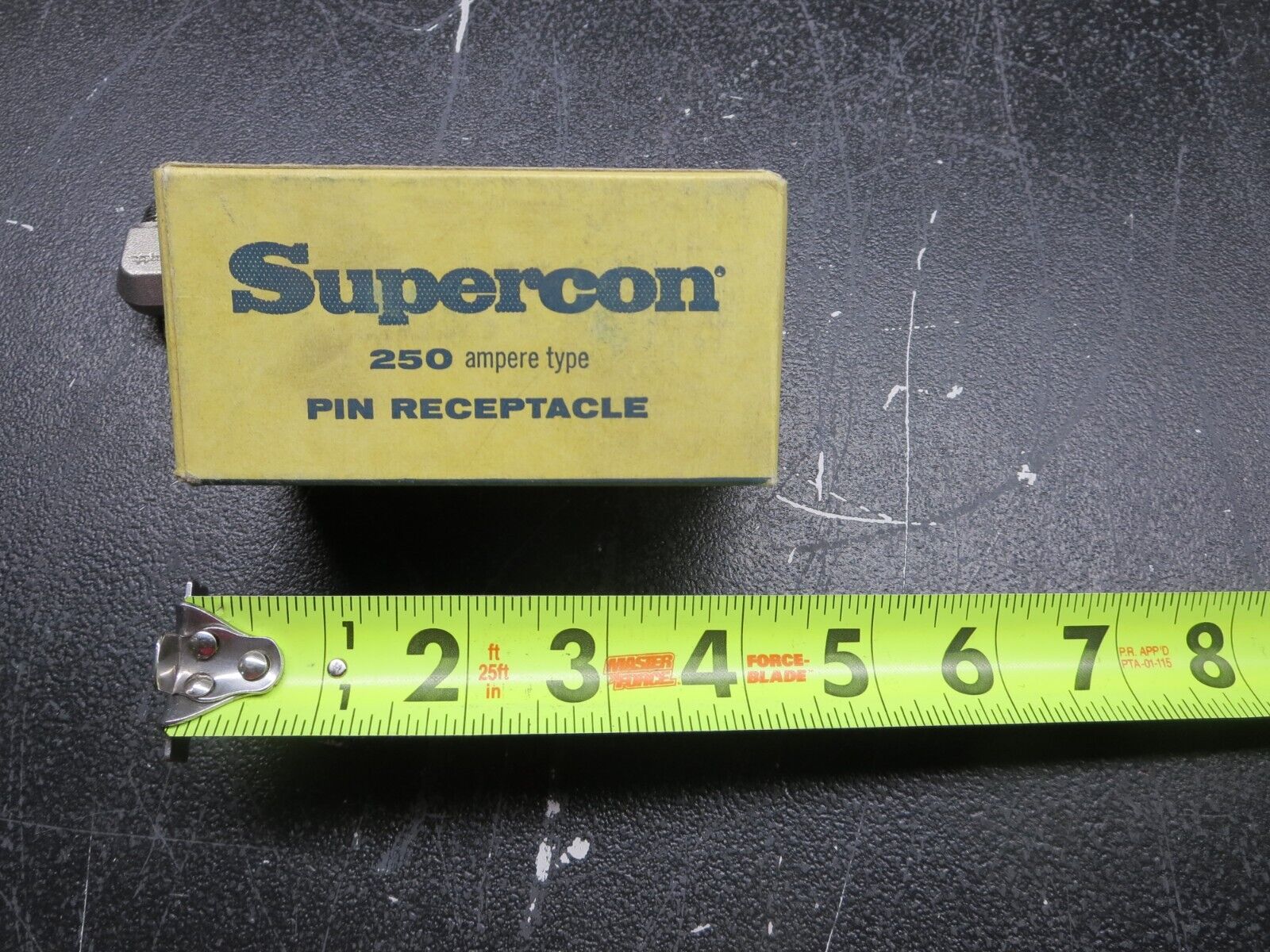 Superior Electric, RP250GB, Pin Receptacle, Black, 250 A, 600 V, New, Old Stock