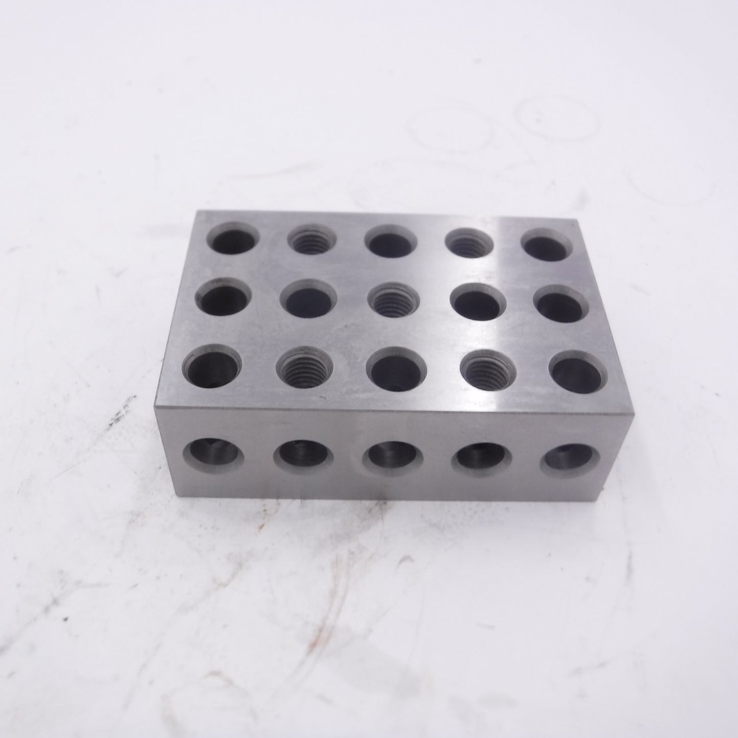 2" x 4" x 6" Hardened Steel Precision Ground Machinist Set up Block 23 Holes