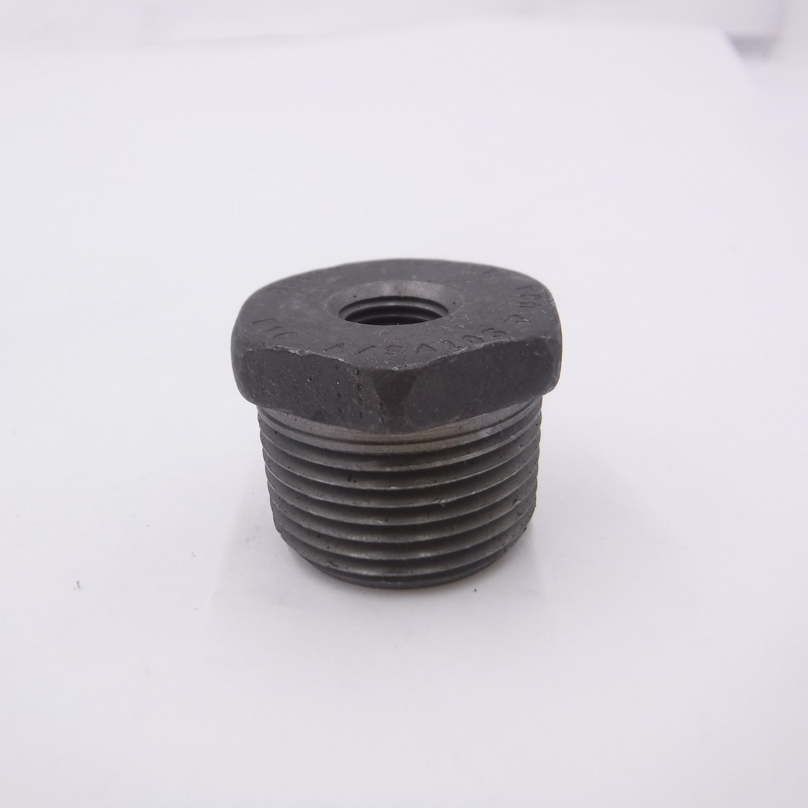 1" x 1/4" Black Malleable Iron Hex Reducer Bushing