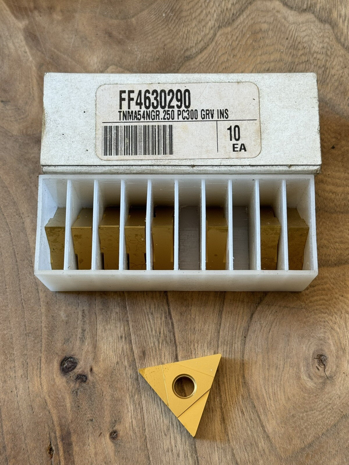 9 Pieces TNMA 54 NGR Grade PC300 - Threading Insert FF4630290