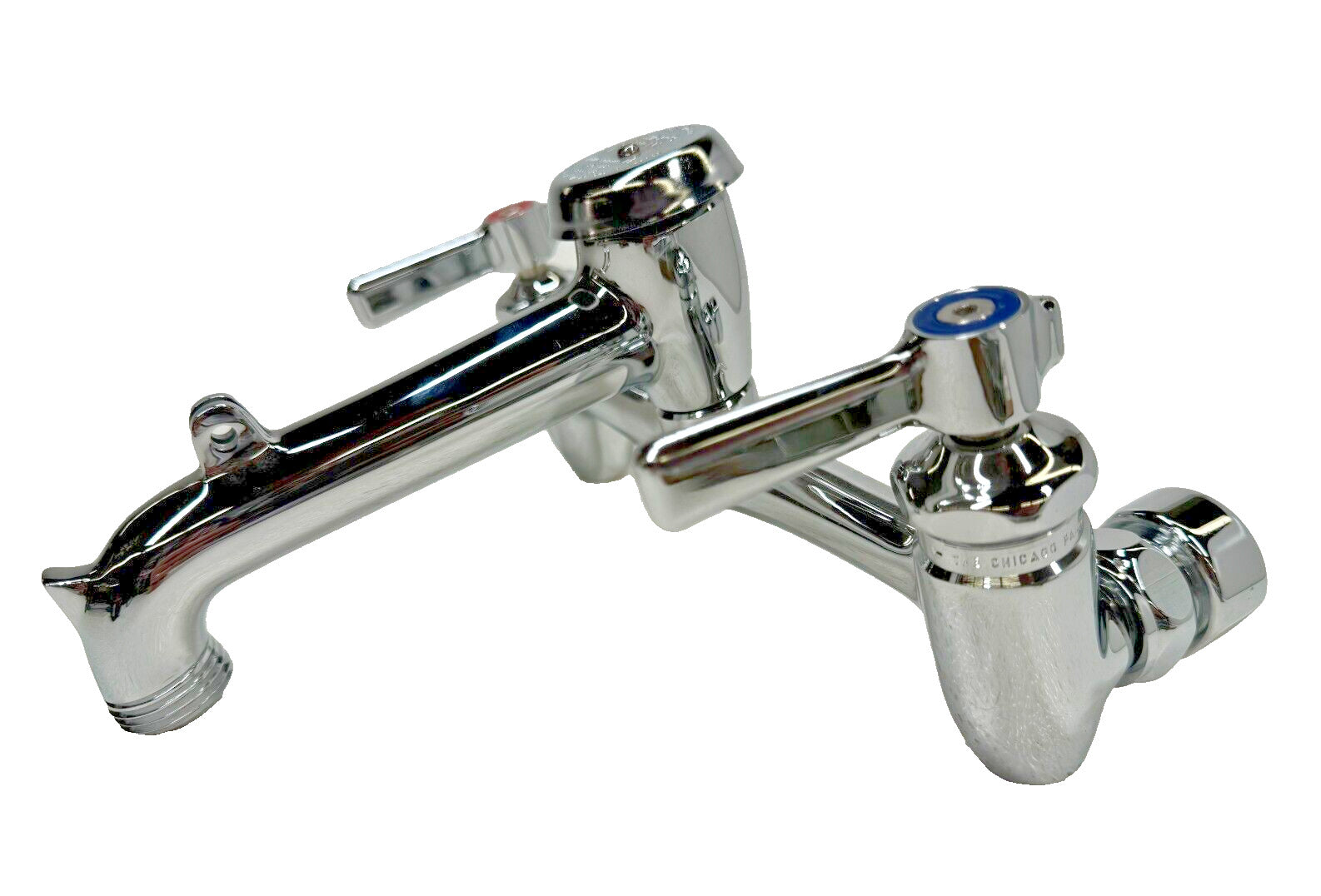 Chicago Faucett 897 Series Service Sink Faucet w/ Vacuum Breaker Spout 1/2" Conn
