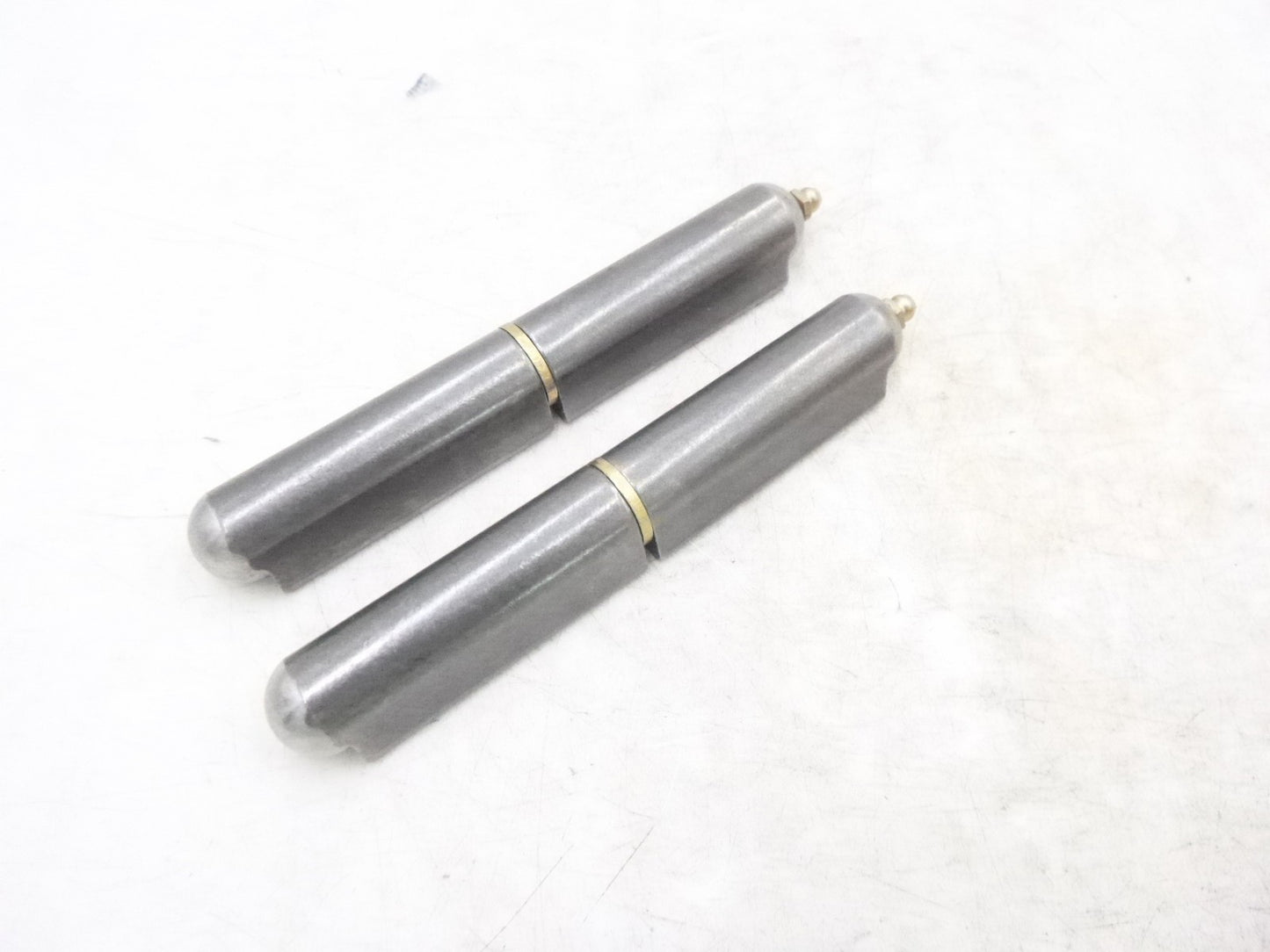2 Pack 6" Steel Weld On Bullet Hinge w/ Zerk for BBQ Lid/Truck Tailgate