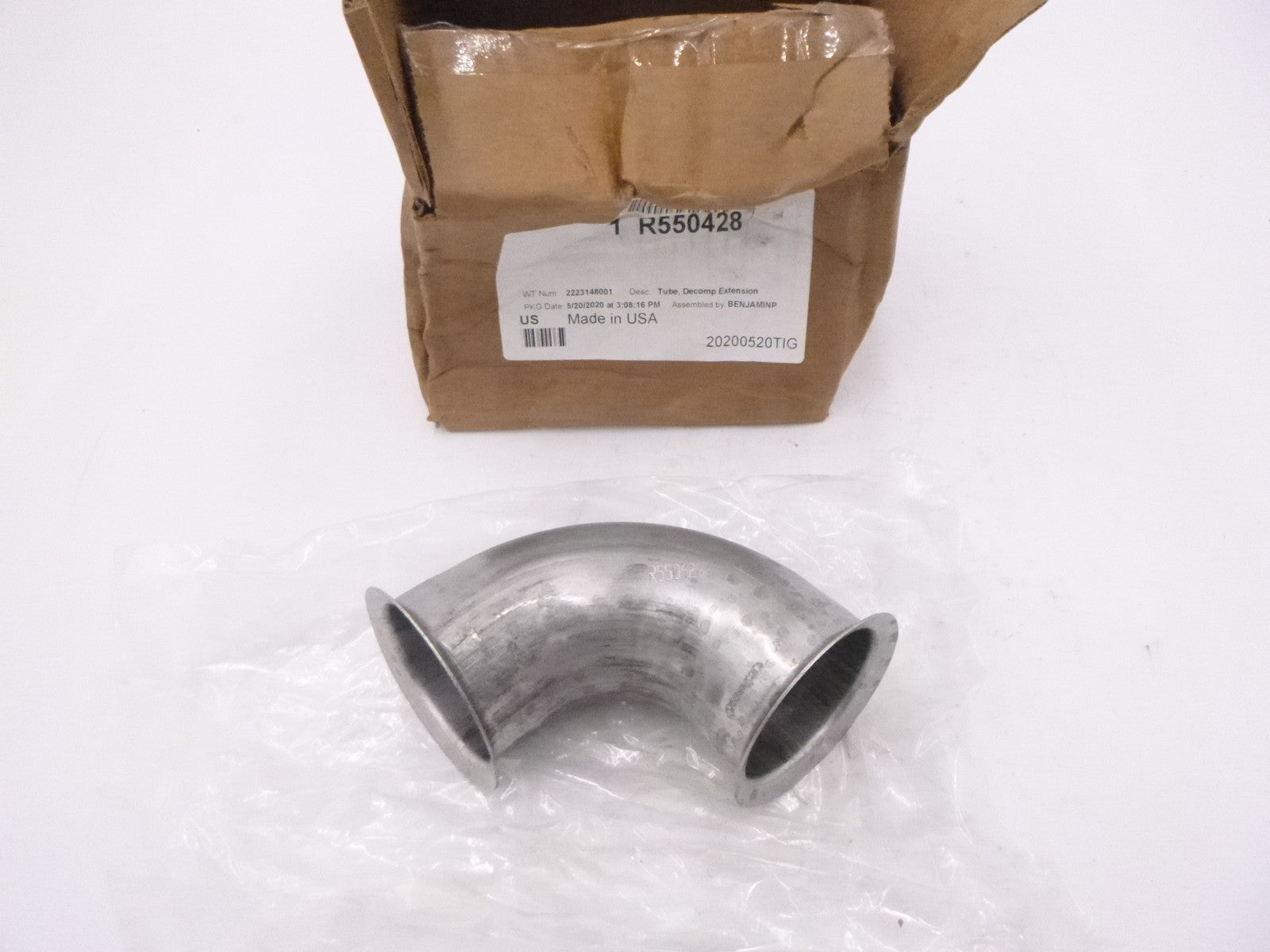 OEM John Deere Exhaust Decomposition Extension Tube fits 4045HFC04 4045HFC06