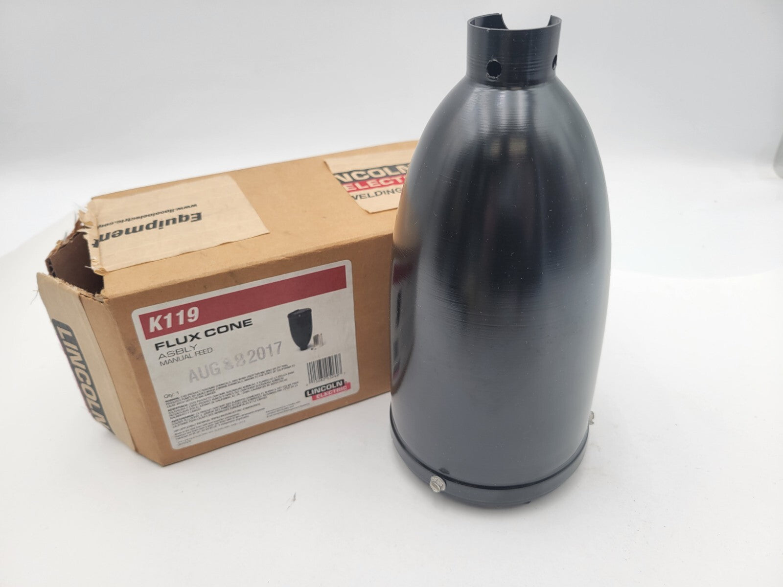 Lincoln Electric K119 Flux Cone Assembly Manual Feed for K113-1/K113-2 Weld Guns