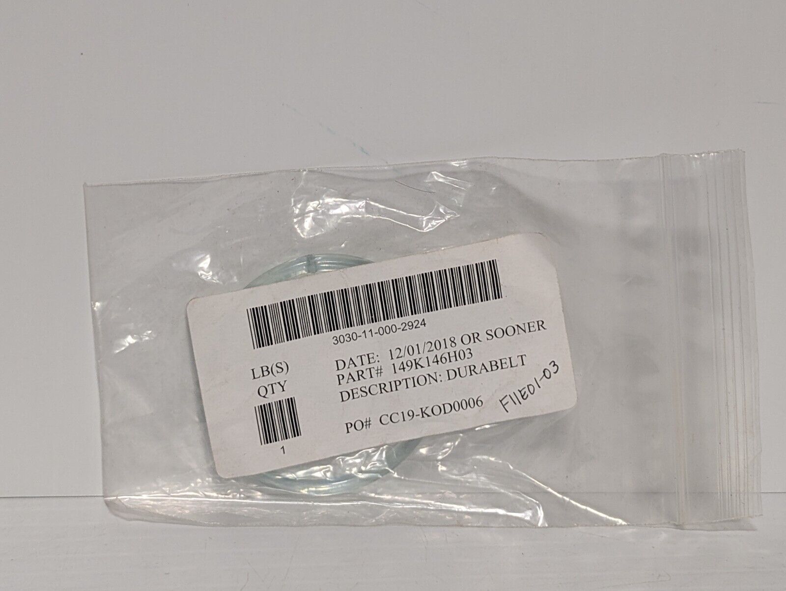 Durabelt 149K146H03 Conveyor Power Transmission Belt