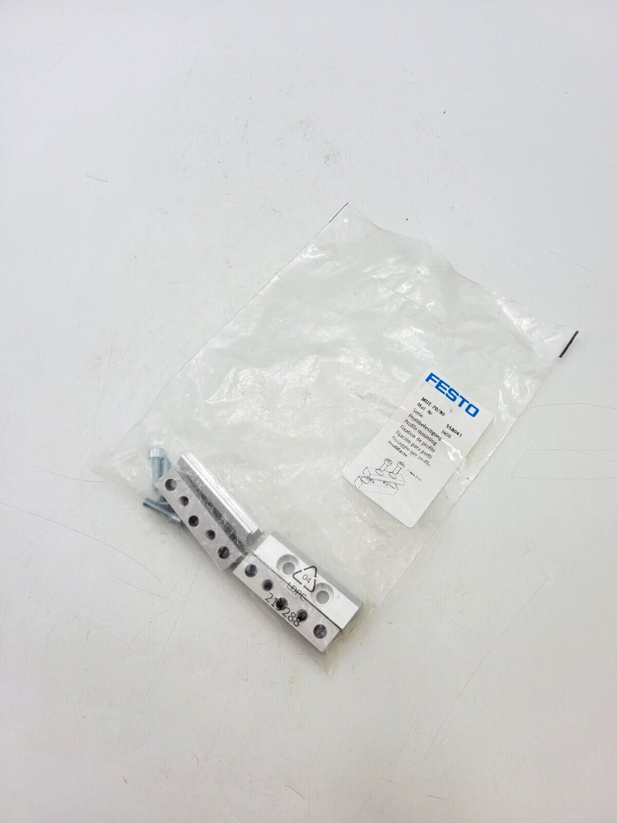 Festo MUE-70/80 Profile Mounting Low Corrosion Stress for EGC-TB-KF Belt Axes