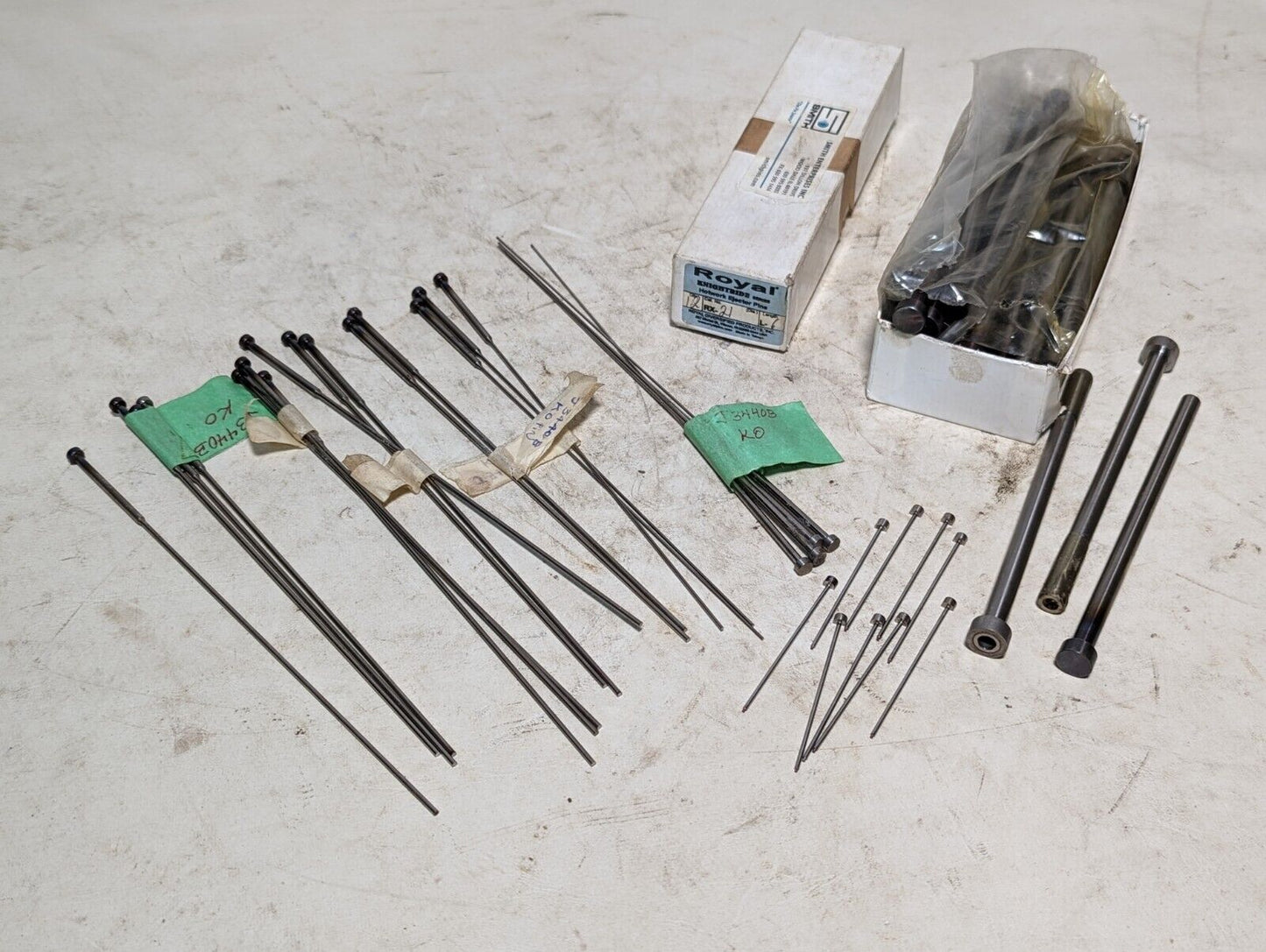 Lot of ejector pins as pictured: Royal RX-21, others