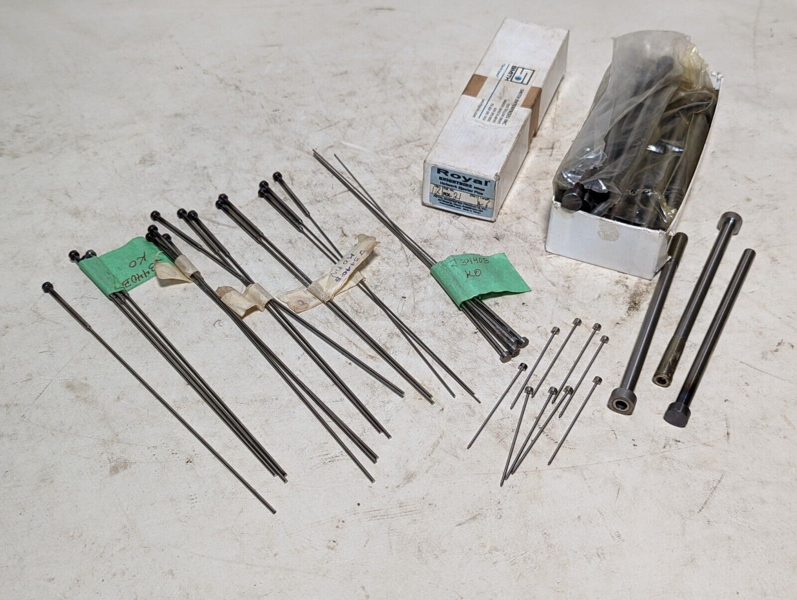 Lot of ejector pins as pictured: Royal RX-21, others