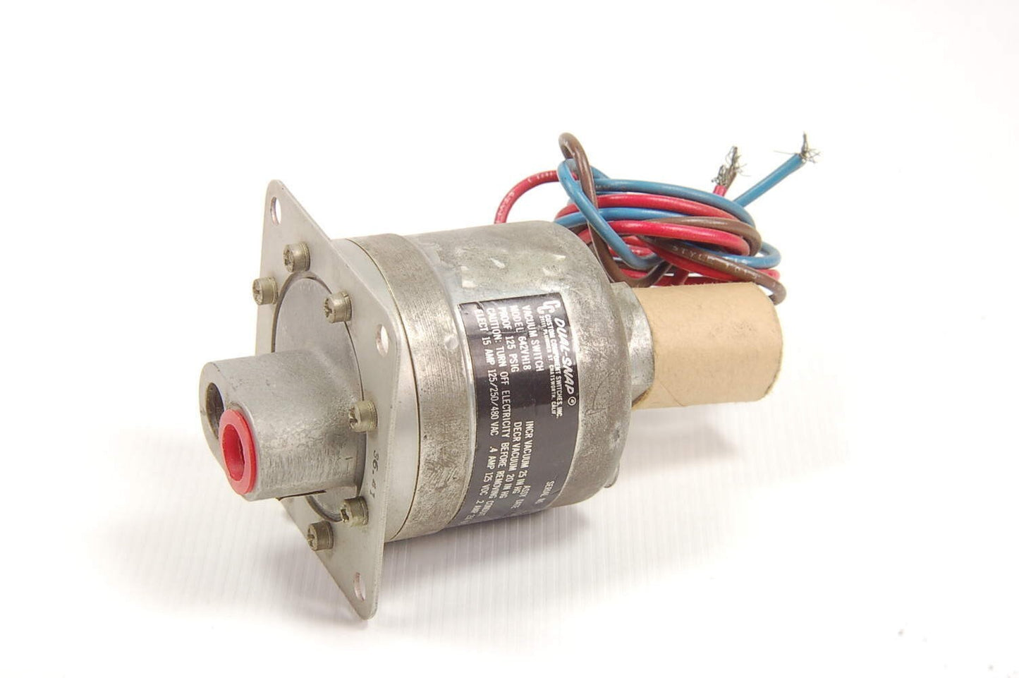 Custom Component Switches CCS - 642VH18 – Dual Snap Vacuum Switch,  15Amp 125 PS