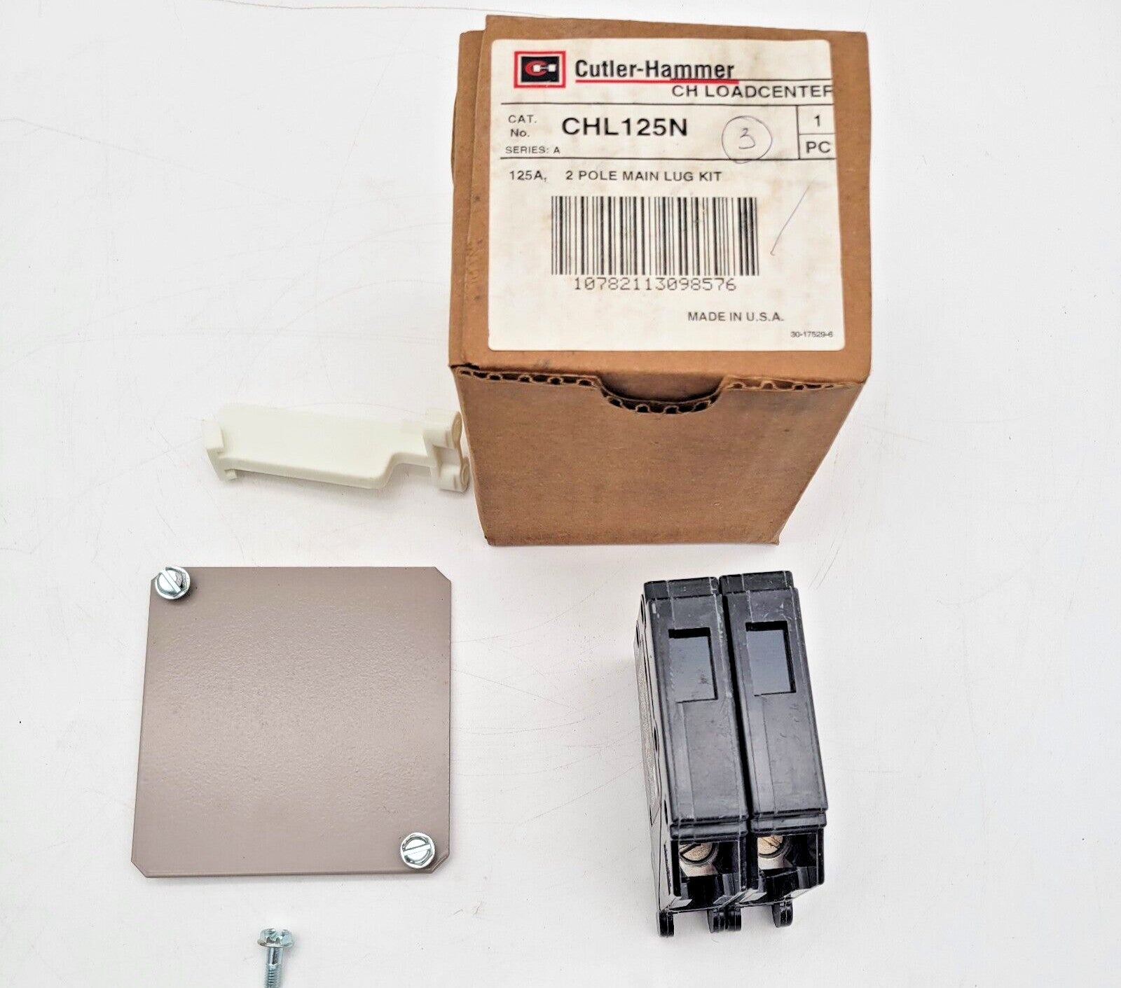 Cutler Hammer  CHL125N CH Load Center Main Subfeed Lug Kit  125 Amp 2 Pole Plug