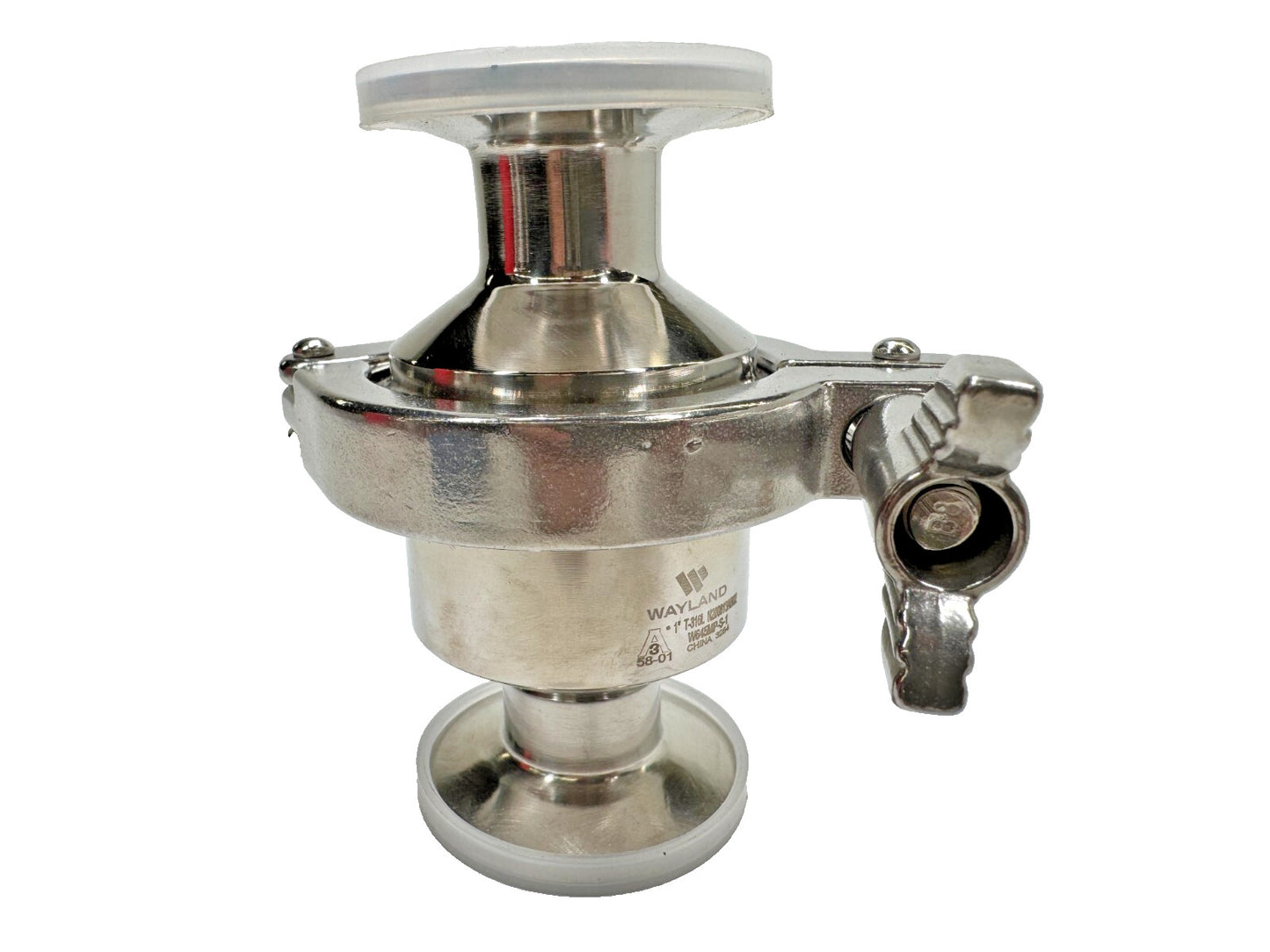 WAYLAND W645MP-S-1 1" Spring Check Valve 316 Stainless Steel, Sanitary (45MP)