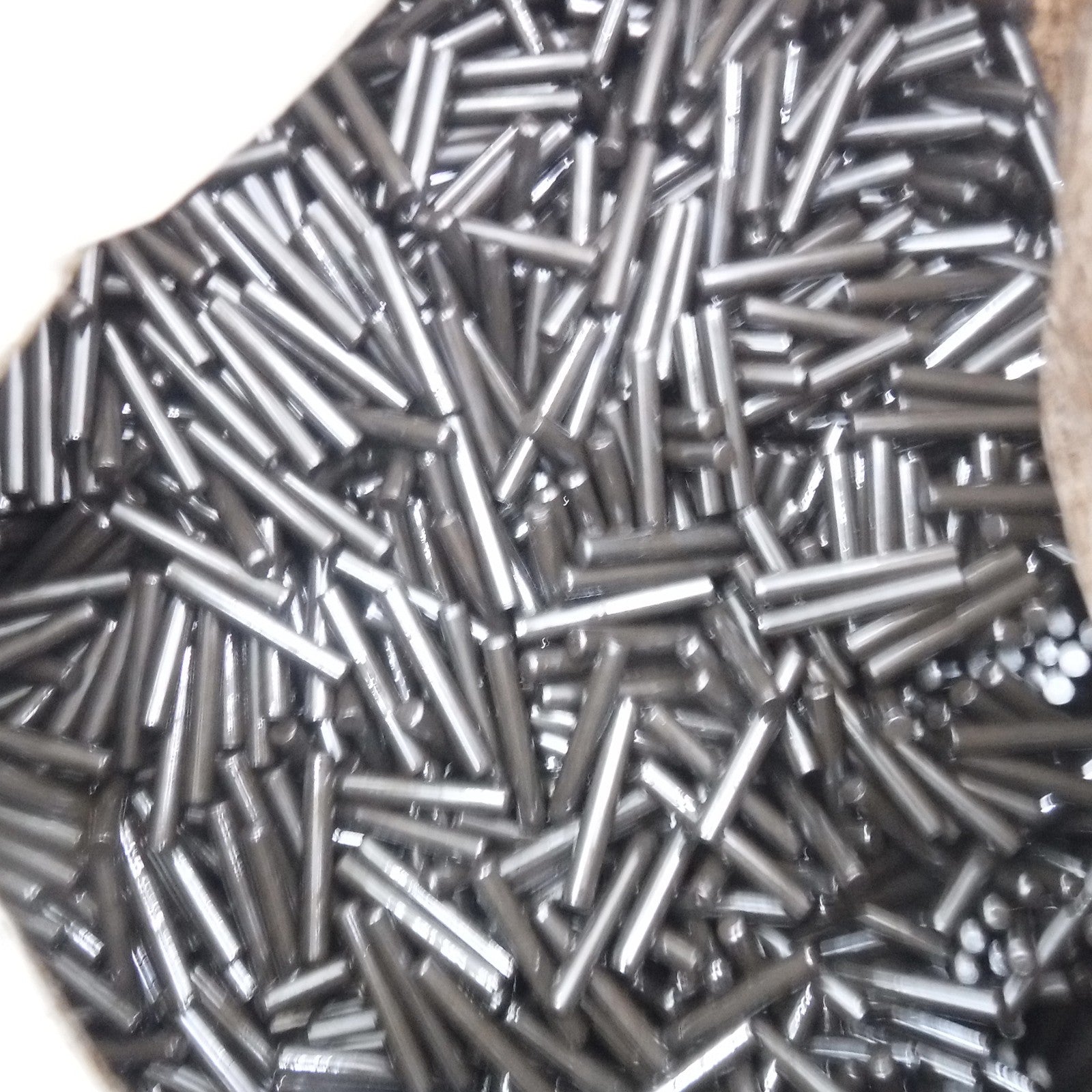 100 Pack Fastenal 3/8"x1-1/4" Black Luster Finish Alloy Steel Standard Dowel Pin