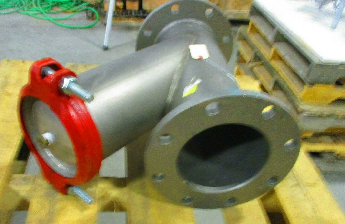 Stainless Steel Wye / Y Strainer | 6" Class 125 FF Flanged | 1/8" Perforation 