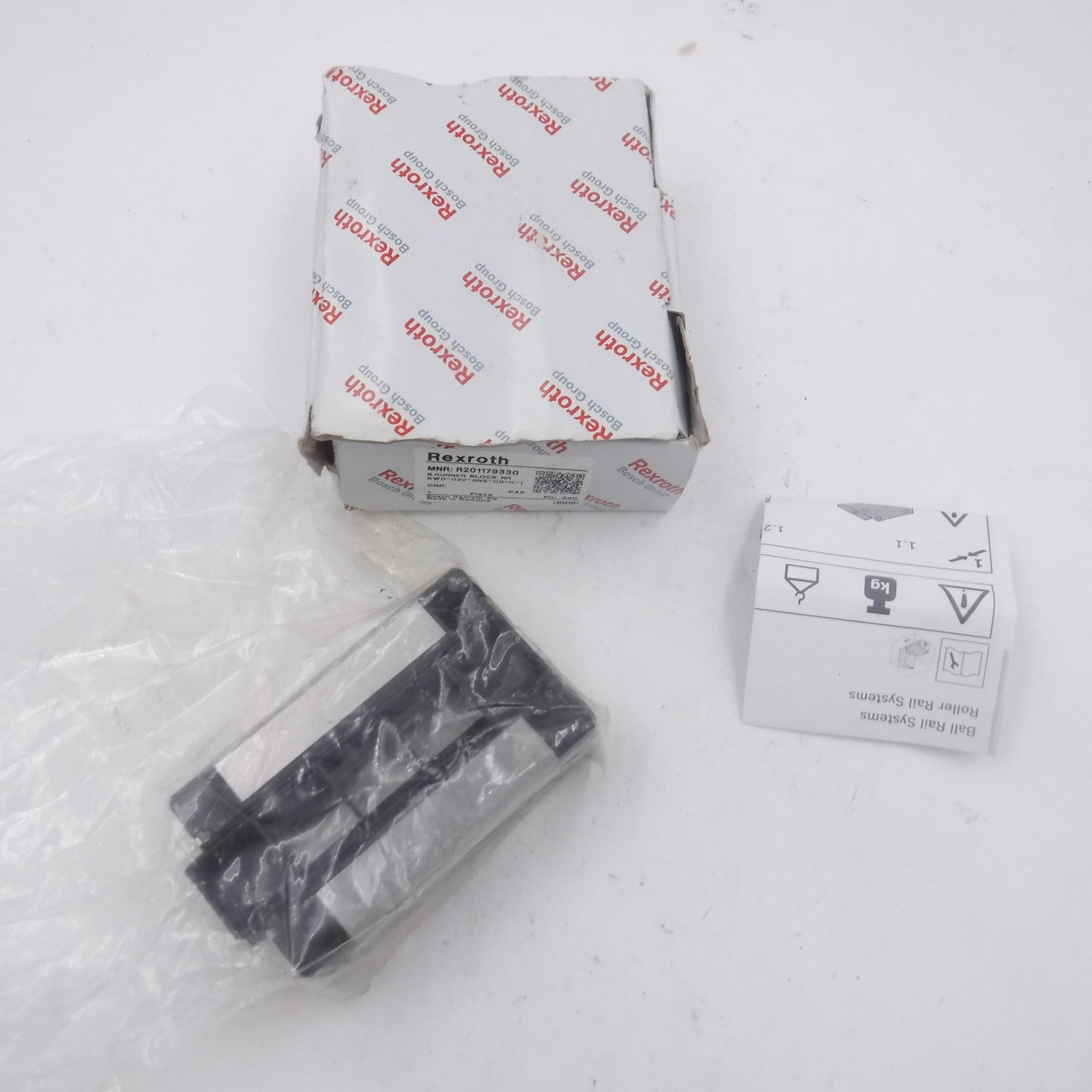 Rexroth R201179330 Ball Runner Block Resist NR KWD-030-SNS-C0-H-1