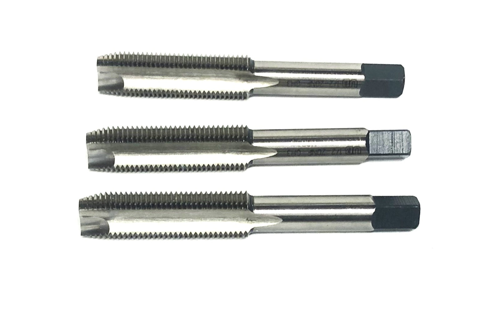 Union Butterfield 1/2x20 H3 3 Flute Plug Spiral Point Tap 1585 [Lot of 3] NOS