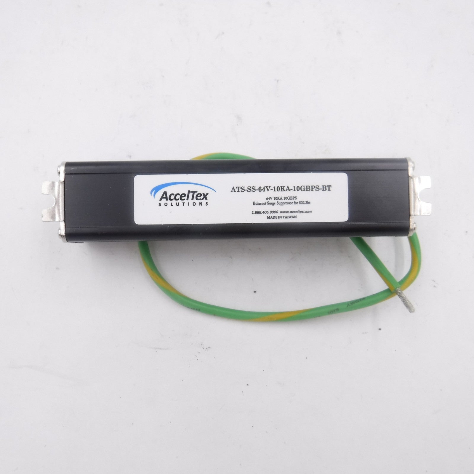 AccelTex 10Gbps Ethernet Surge Suppressor ATS-SS-64V-10KA-10GBPS-BT
