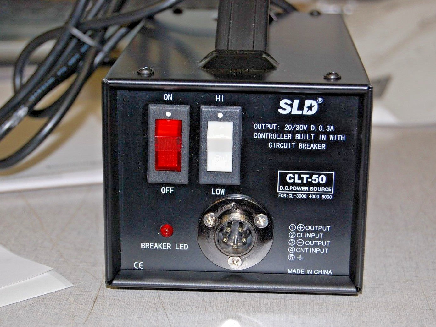 SLD CLT-50 Screwdriver DC Power Source (For: CL-3000, 4000, 6000 Units) "NEW"