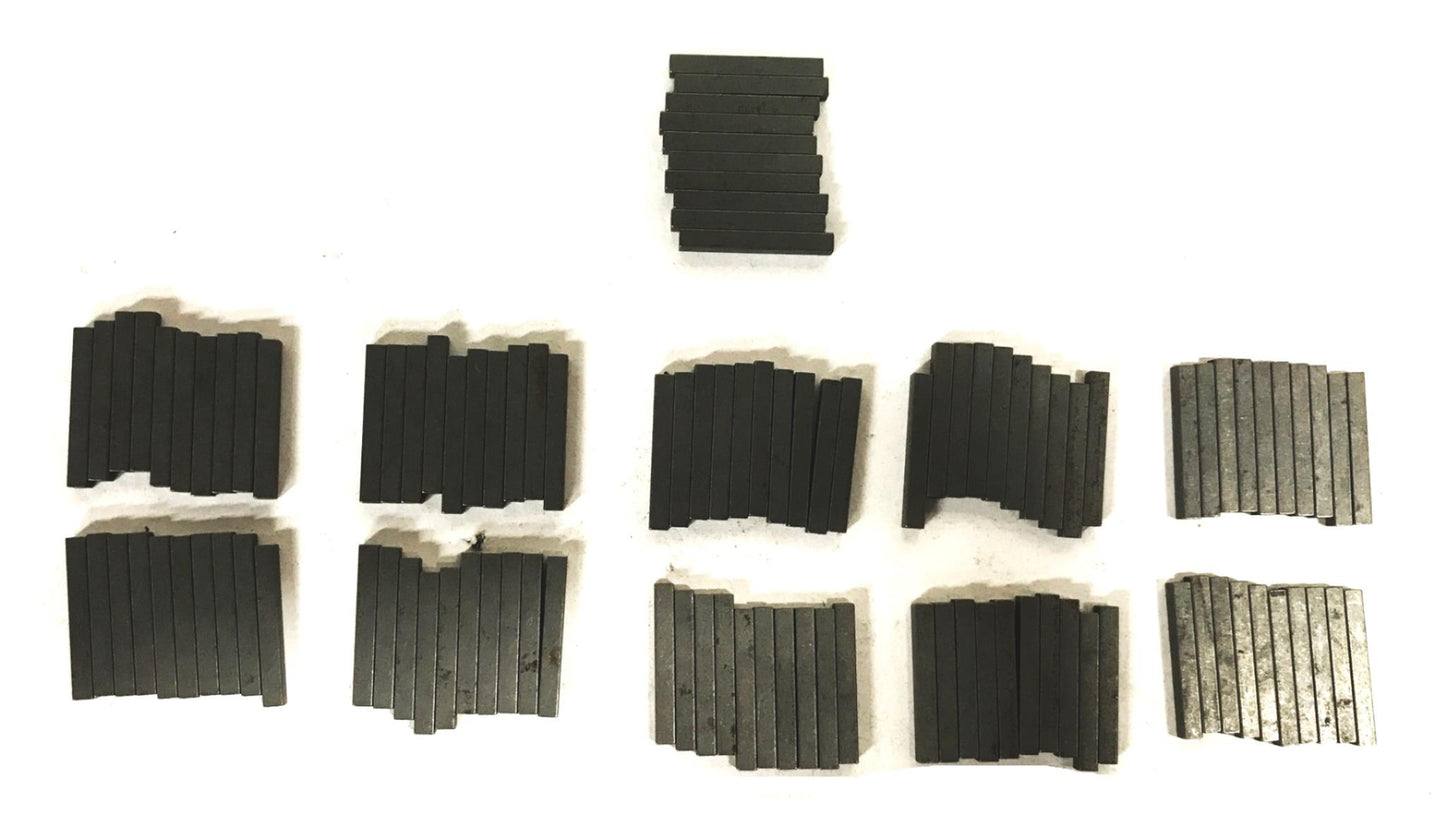 Unbranded 1/8 inch x 1 inch Square Machine Key Dowel Pin [Lot of 110] NOS