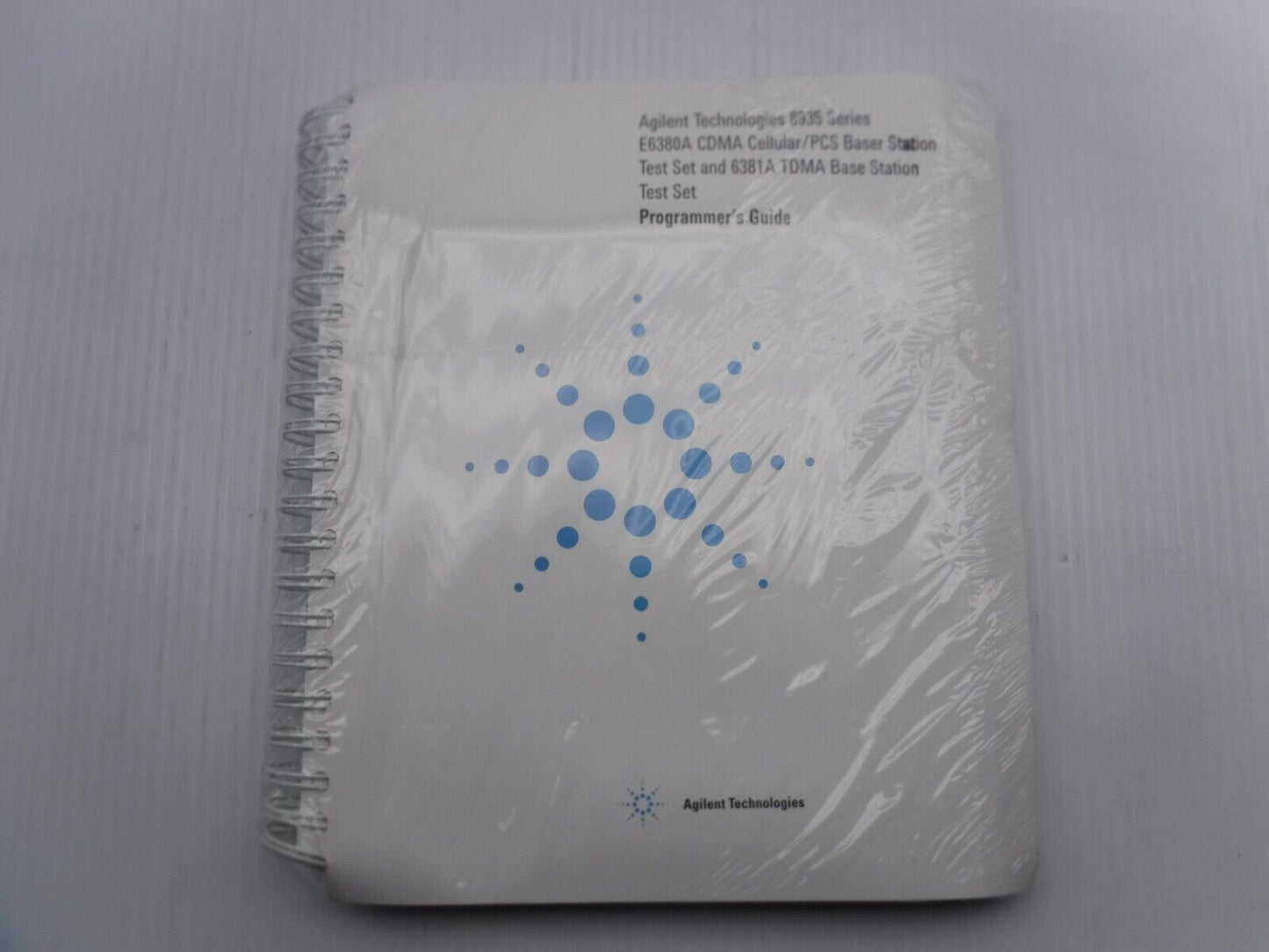 Agilent Technologies E6380A 8935 Series Programmers Guide E6380-90018