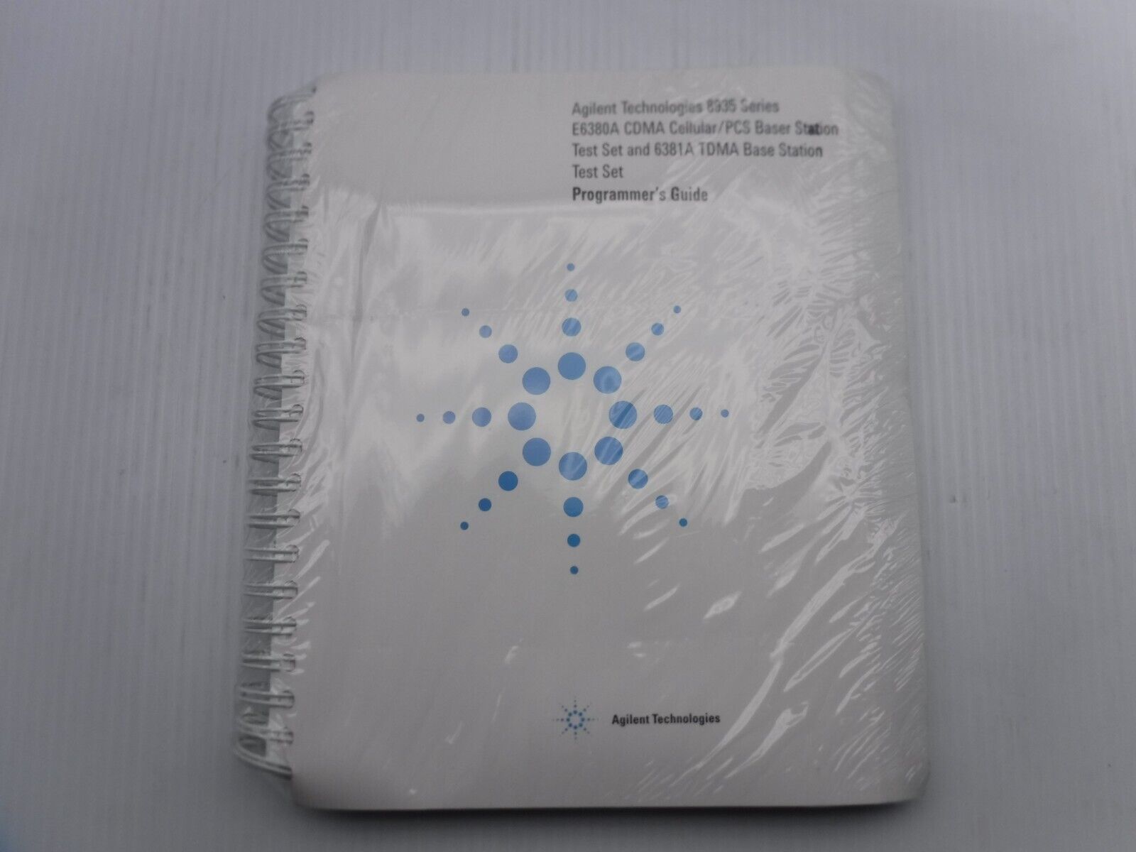 Agilent Technologies E6380A 8935 Series Programmers Guide E6380-90018