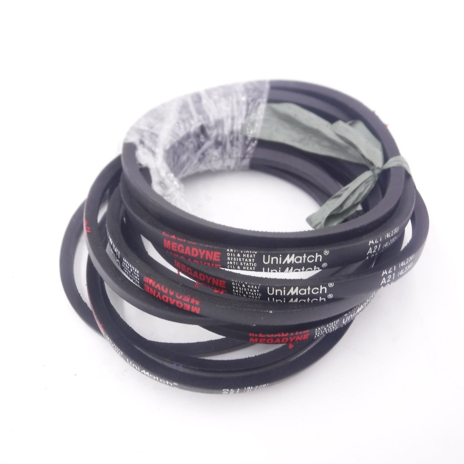 10 Pack 1/2" x 23" Megadyne Rubber Industrial V-Belt A21 or 4L230