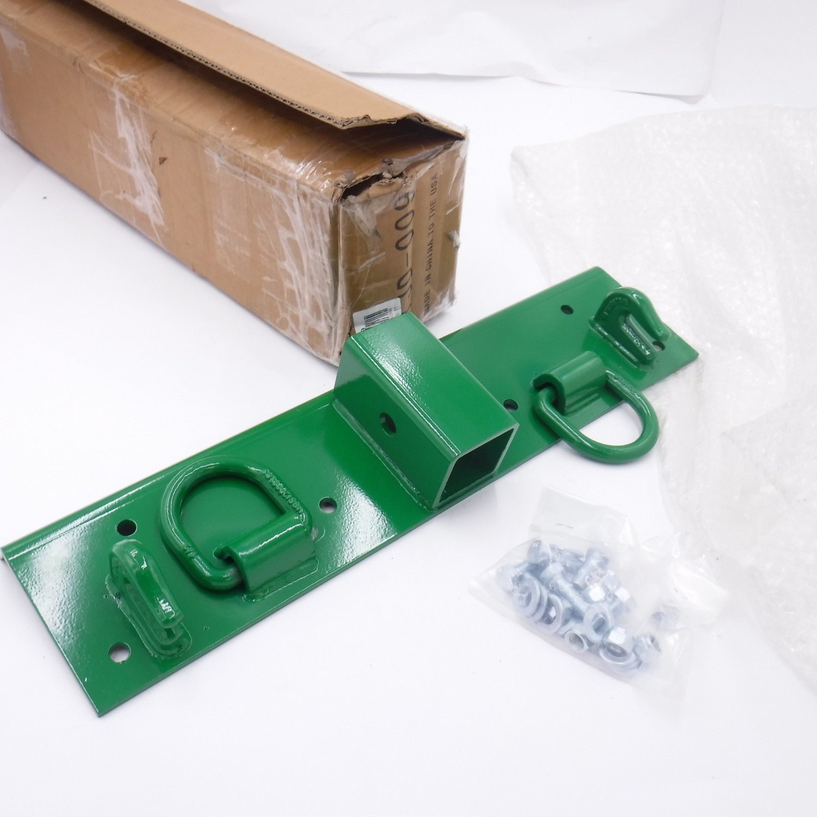 2" Receiver with Grab Hooks & D Rings for John Deere 1025R 1026R Compact Tractor