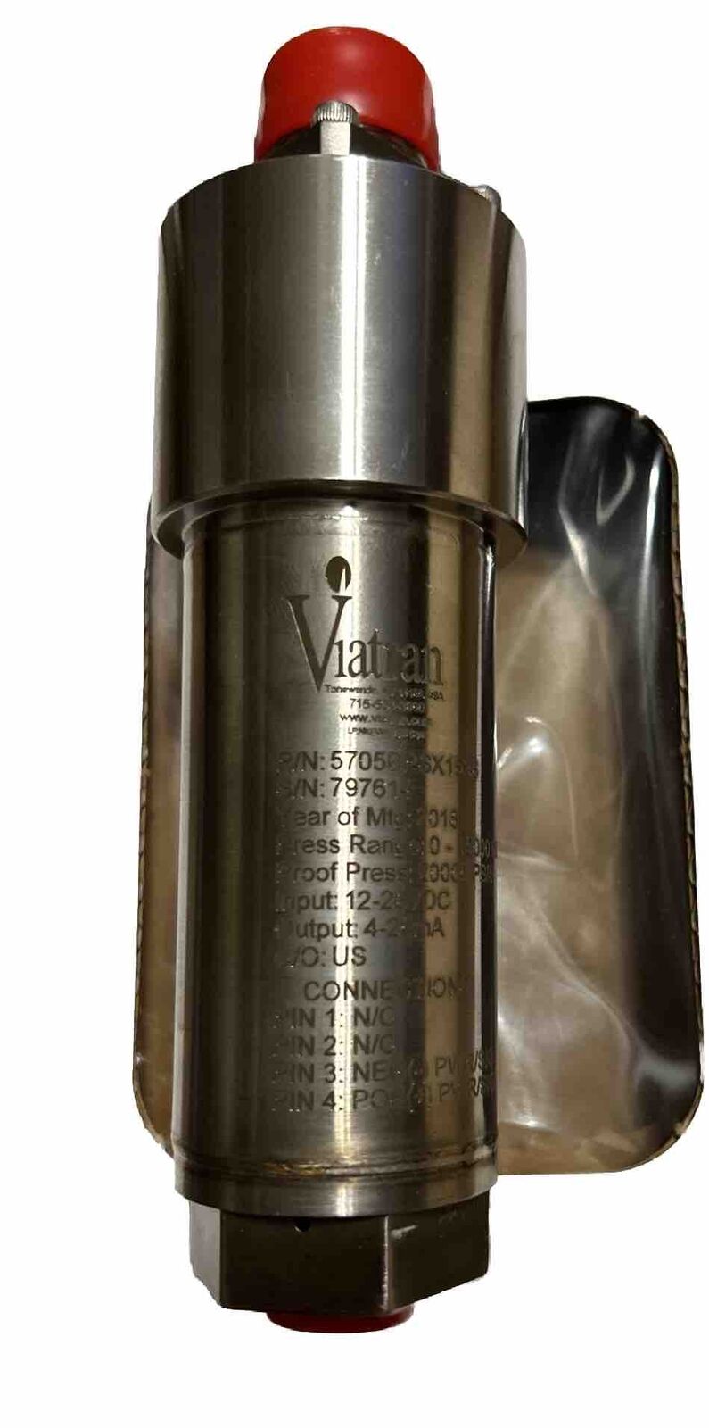 Viatran 5705BPSX1526 MODEL 570 Pressure Transmitter. NEW IN BOX!          K1