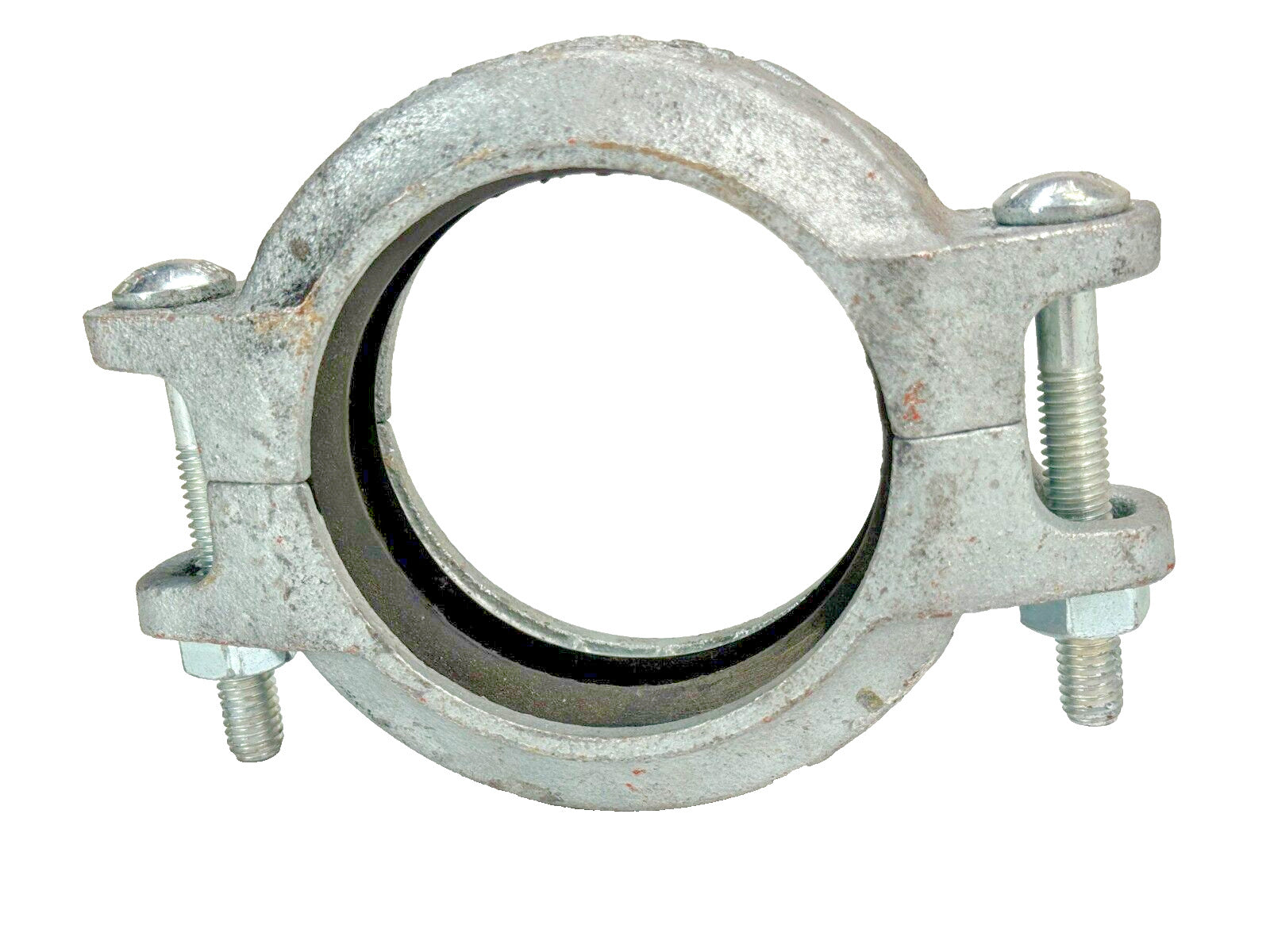 3" SPF Style C4 Grooved Rigid Pipe Coupling Fitting, Galvanized