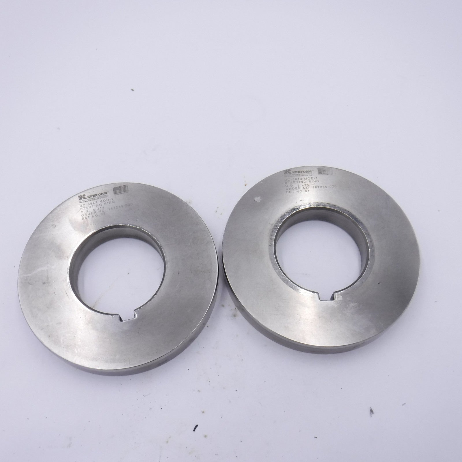 2 Pack Kinefac Kineform Rolling Die Starting Ring DC-3844 Mod-1, 5.475 O.D.