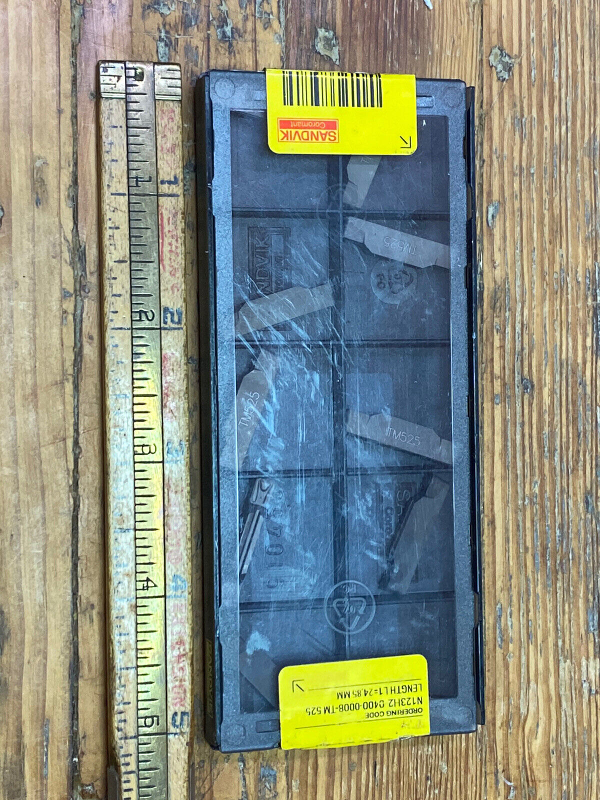 SANDVIK N123H2-0400-0008 TM 525 CARBIDE INSERT  PACK OF 10 24.85mm
