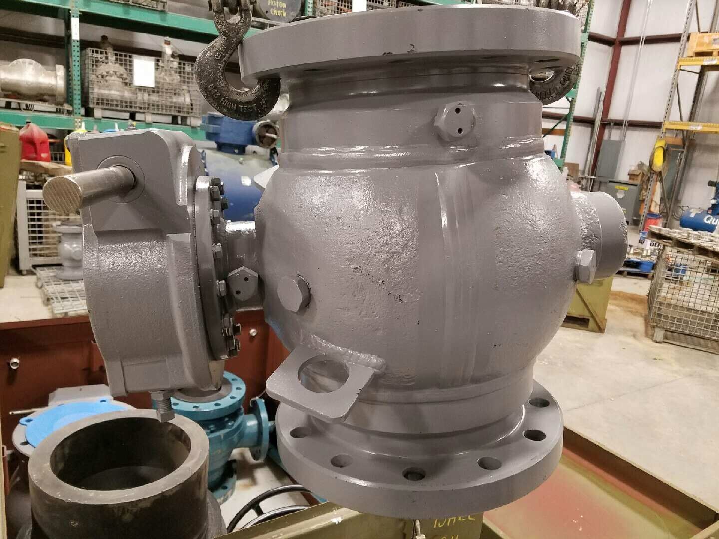Cameron T31 Ball Valve 8” 300 RF Flanged Full Port Trunnion W/ Gear Op. & Wheel