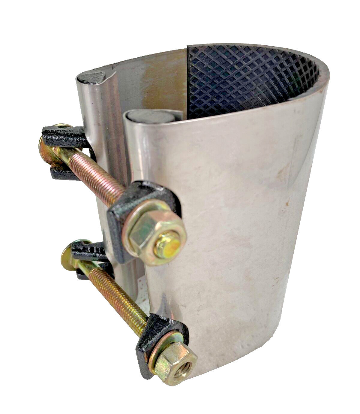 Pipe Repair Clamp 3" (3.50 OD) x 6" Long, 2-Bolt, FORD METER BOX FSC-3.5x6