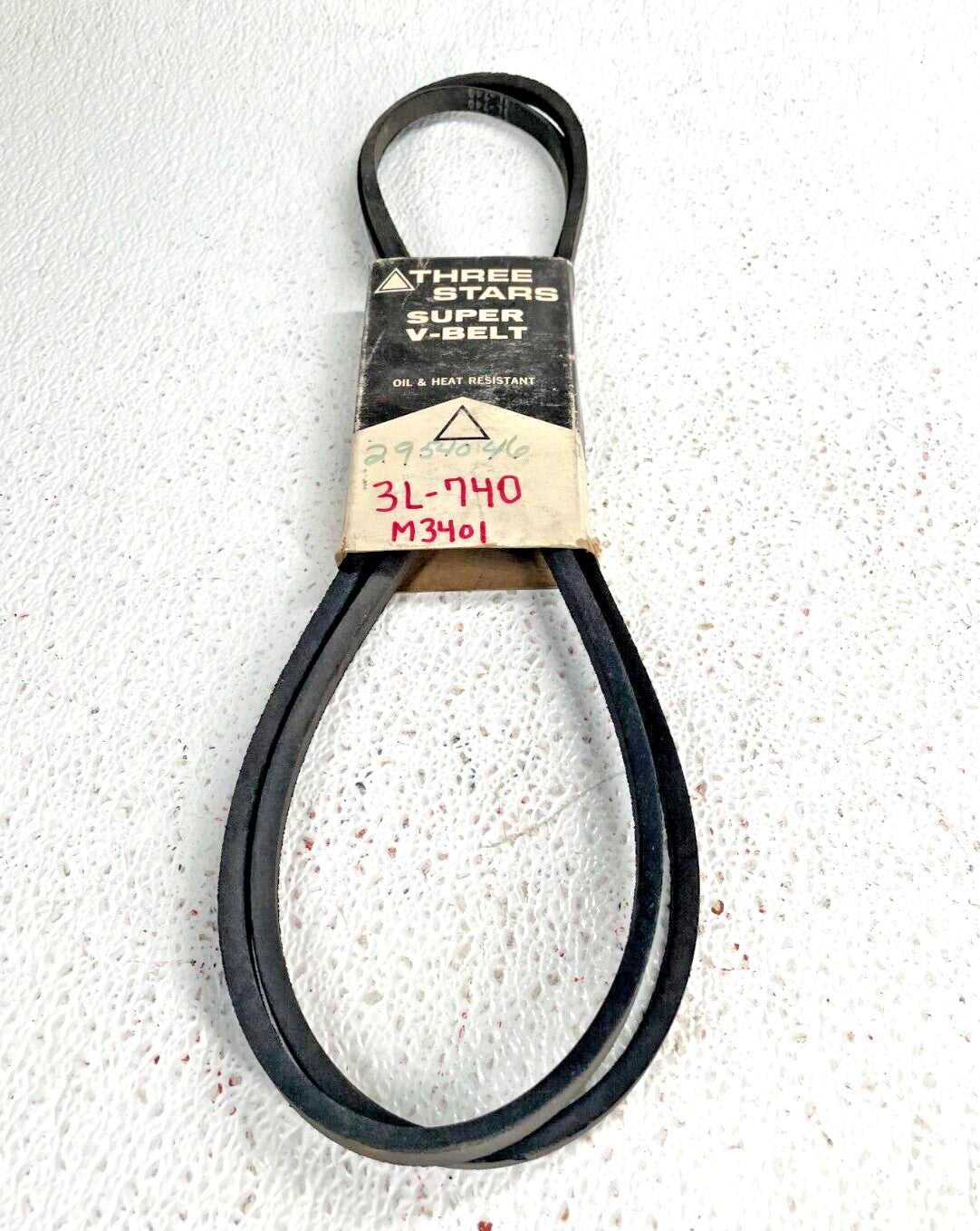 3L-740 Three Stars Super V-Belt, 74" Outside Diameter, 3/8" Top Width