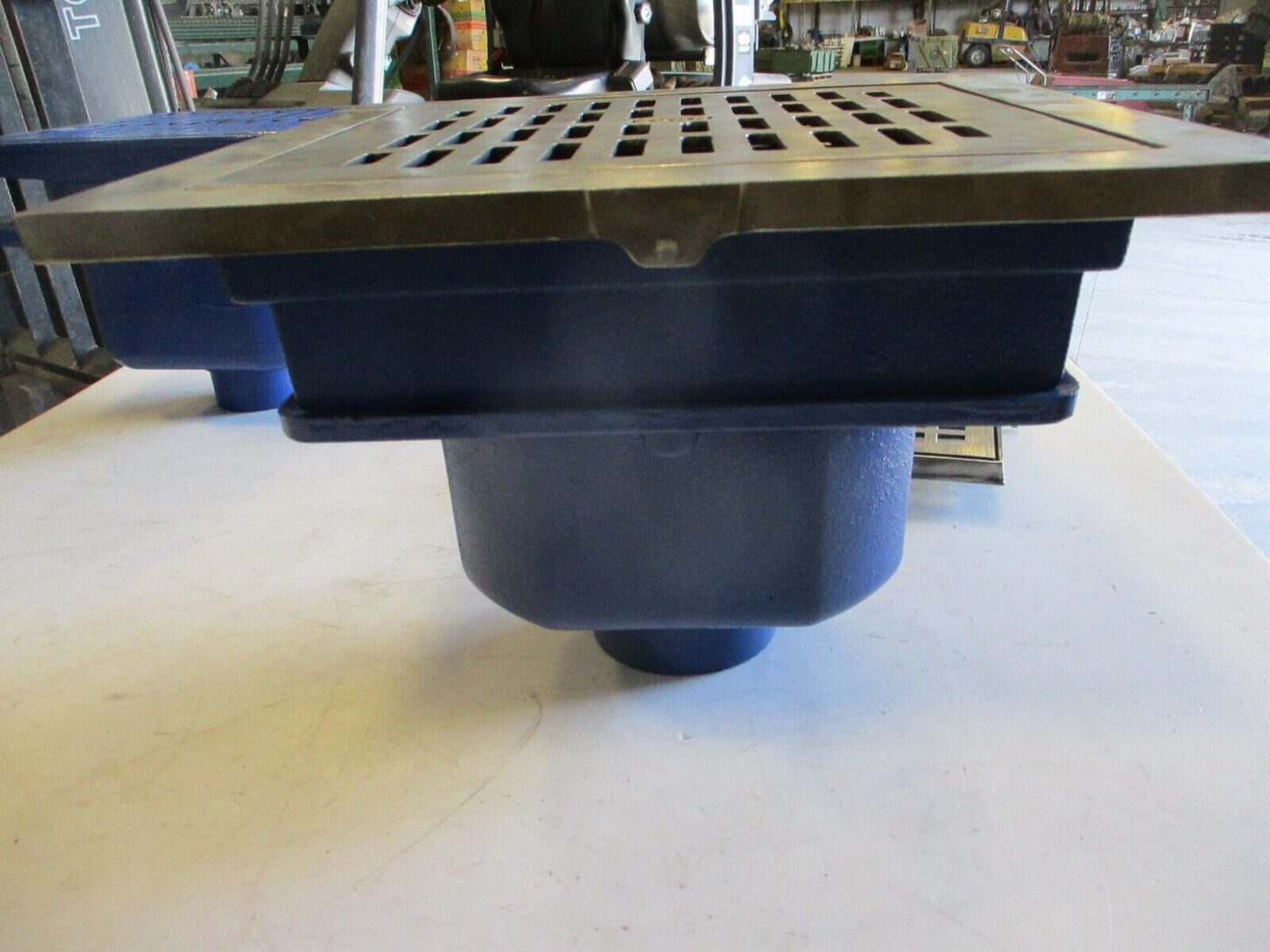 Zurn Z662-HF 16" Heavy Duty Floor Drain High Flow / Nickel Bronze Grate / 4" Out