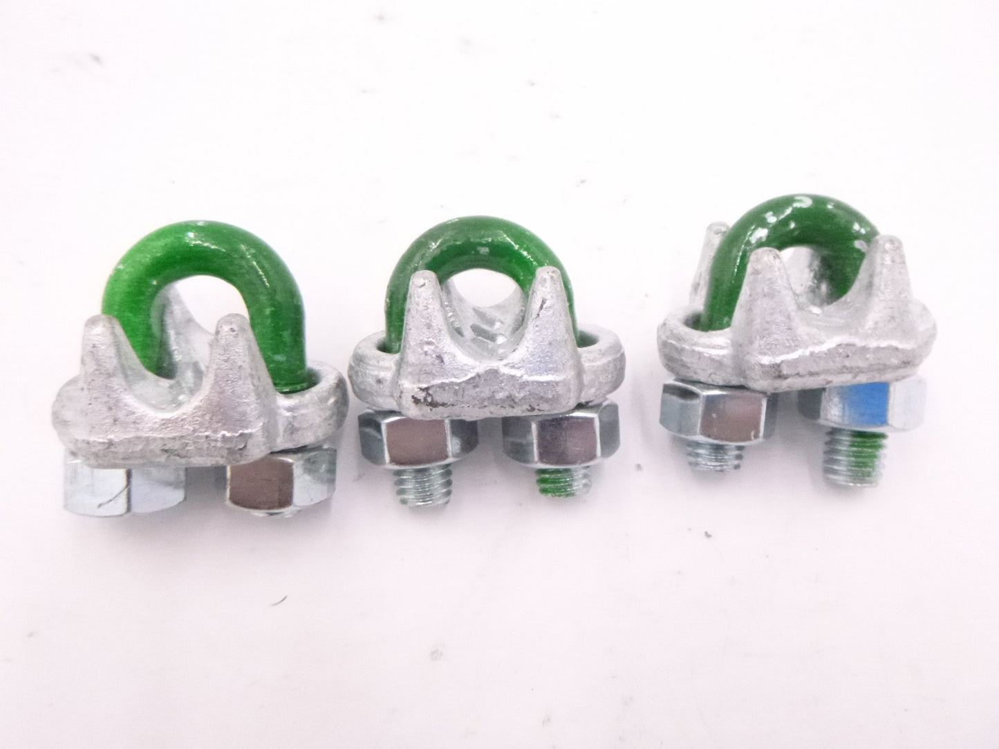 3 Pack Green Pin by Van Beest G-6240 3/8" Forged Steel Wire Rope Clips
