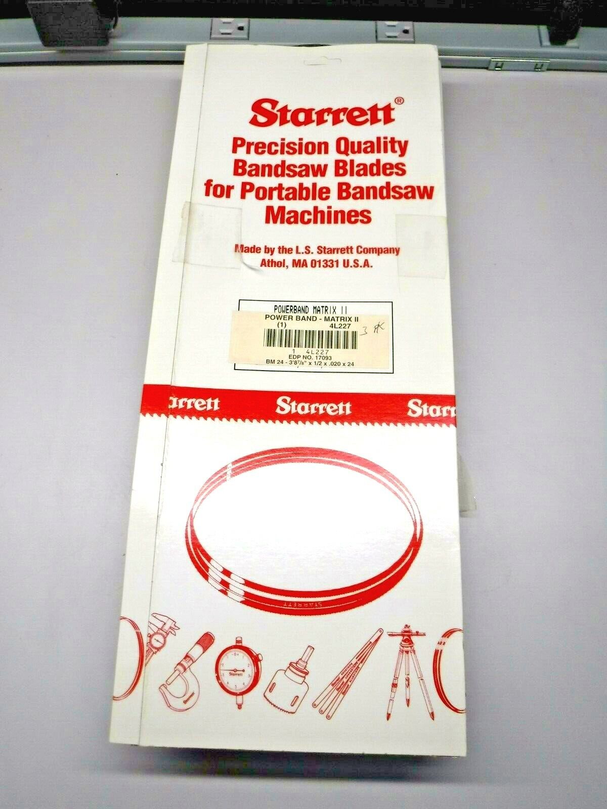Starrett 4L227 Power Band Matrix II Welded Power Band Saw Blade (Lot of 3) "NEW"