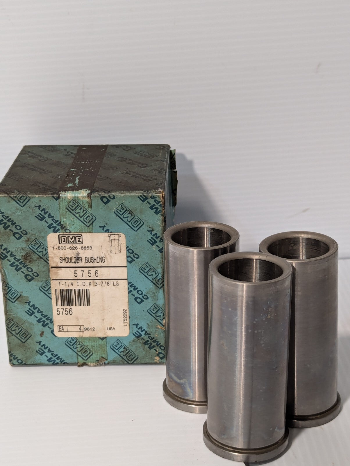 DME 5756 1-1/4" ID -5/8" OD Steel Shoulder Bushing 3-7/8" OAL