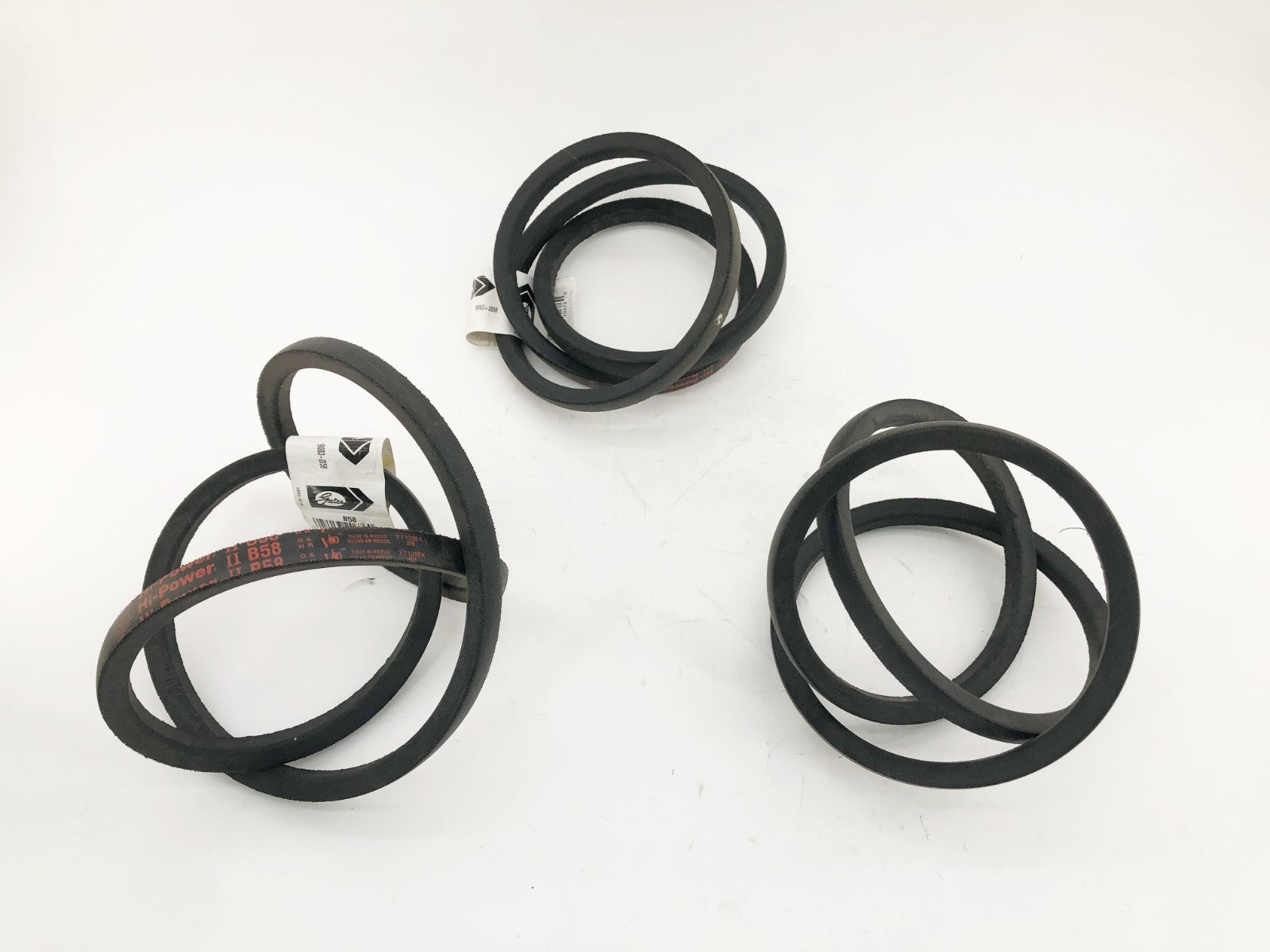 Lot of 3 New Gates B58 Hi-Power II Belts 9003-2058 - No Box